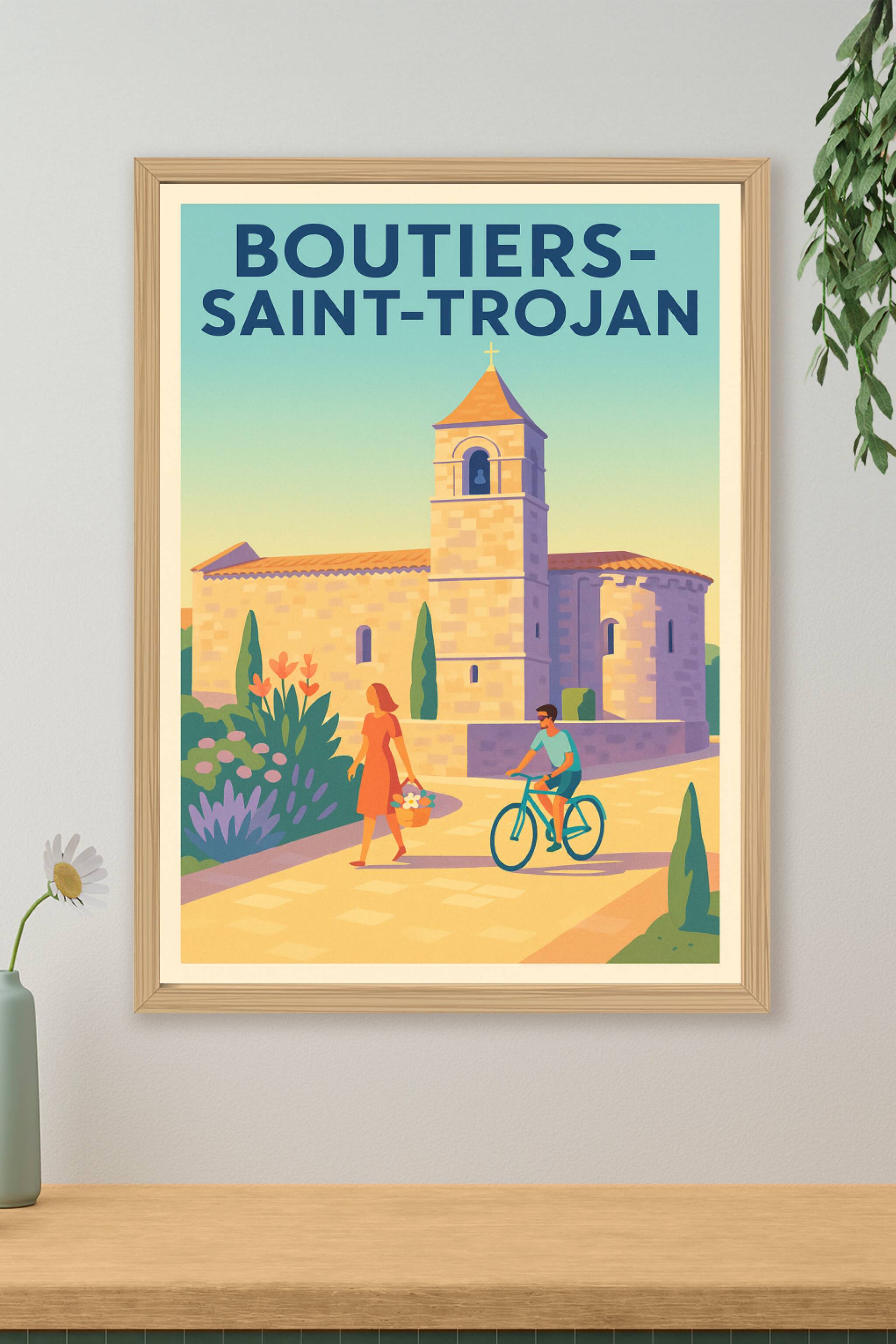 Affiche de Boutiers-Saint-Trojan - Charme historique et douceur de vivre
