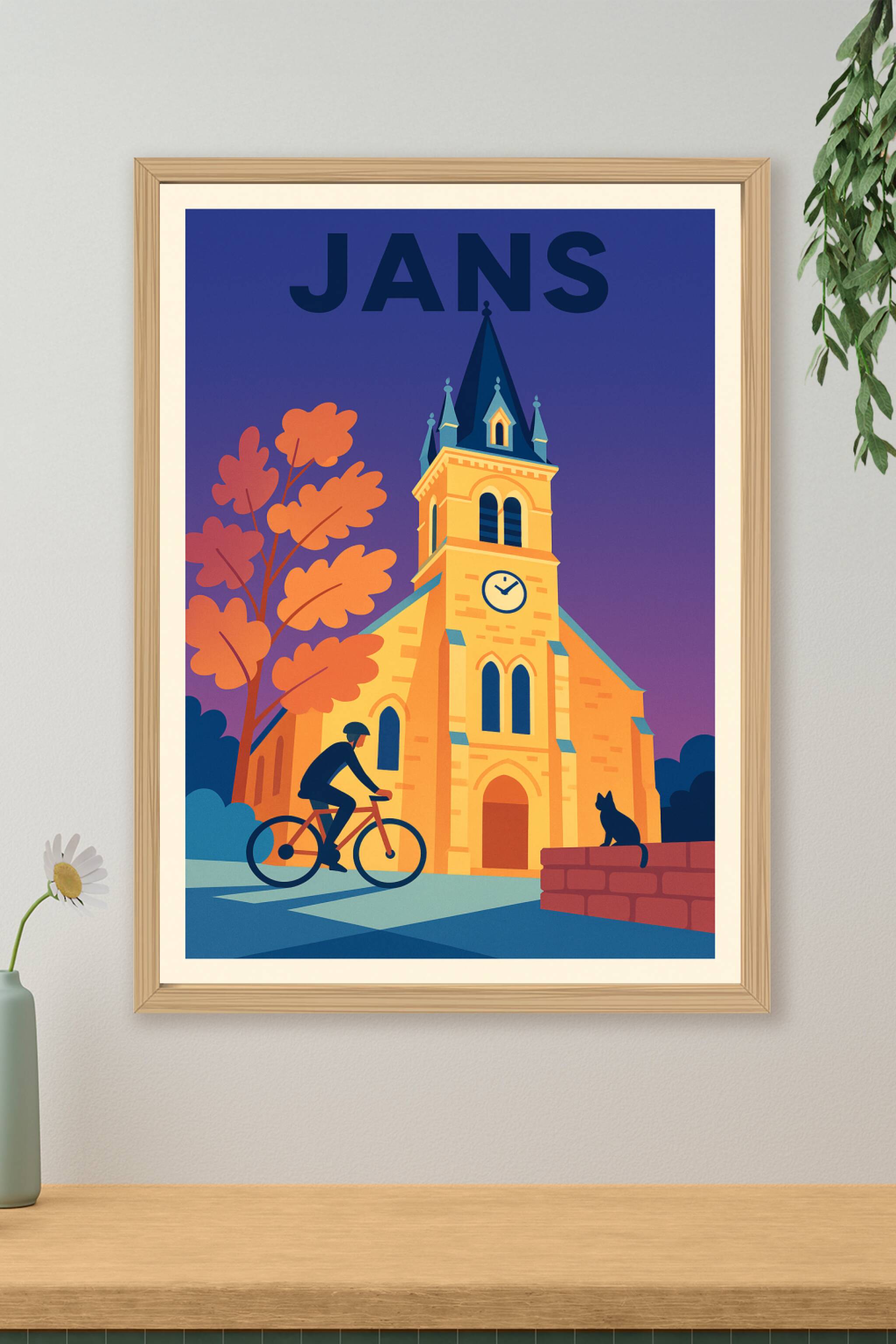 Affiche de Jans - Charme et sérénité à l'heure du crépuscule
