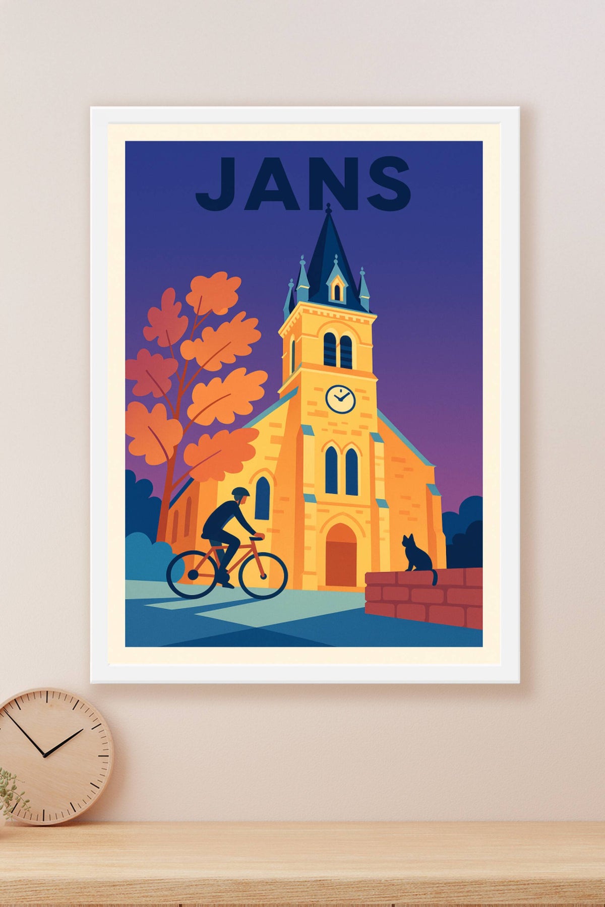 Affiche de Jans - Charme et sérénité à l'heure du crépuscule
