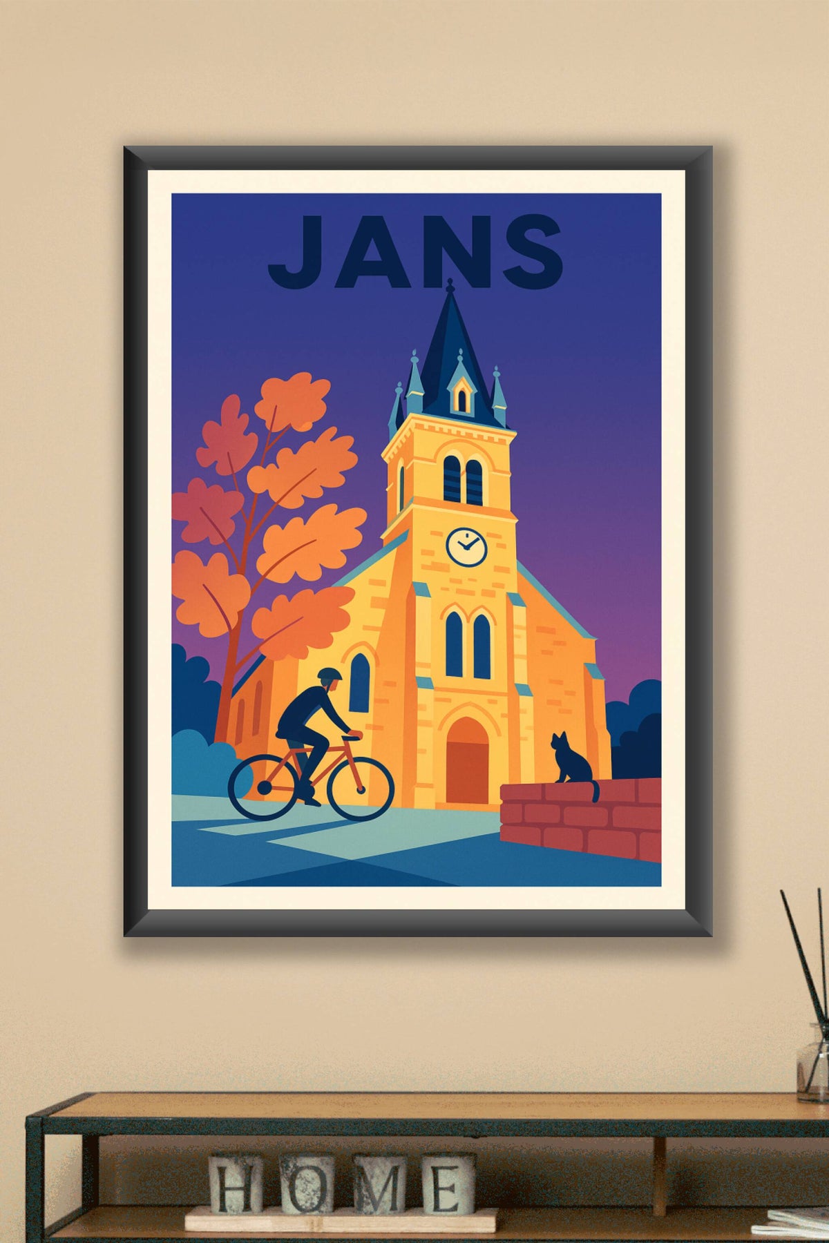 Affiche de Jans - Charme et sérénité à l'heure du crépuscule