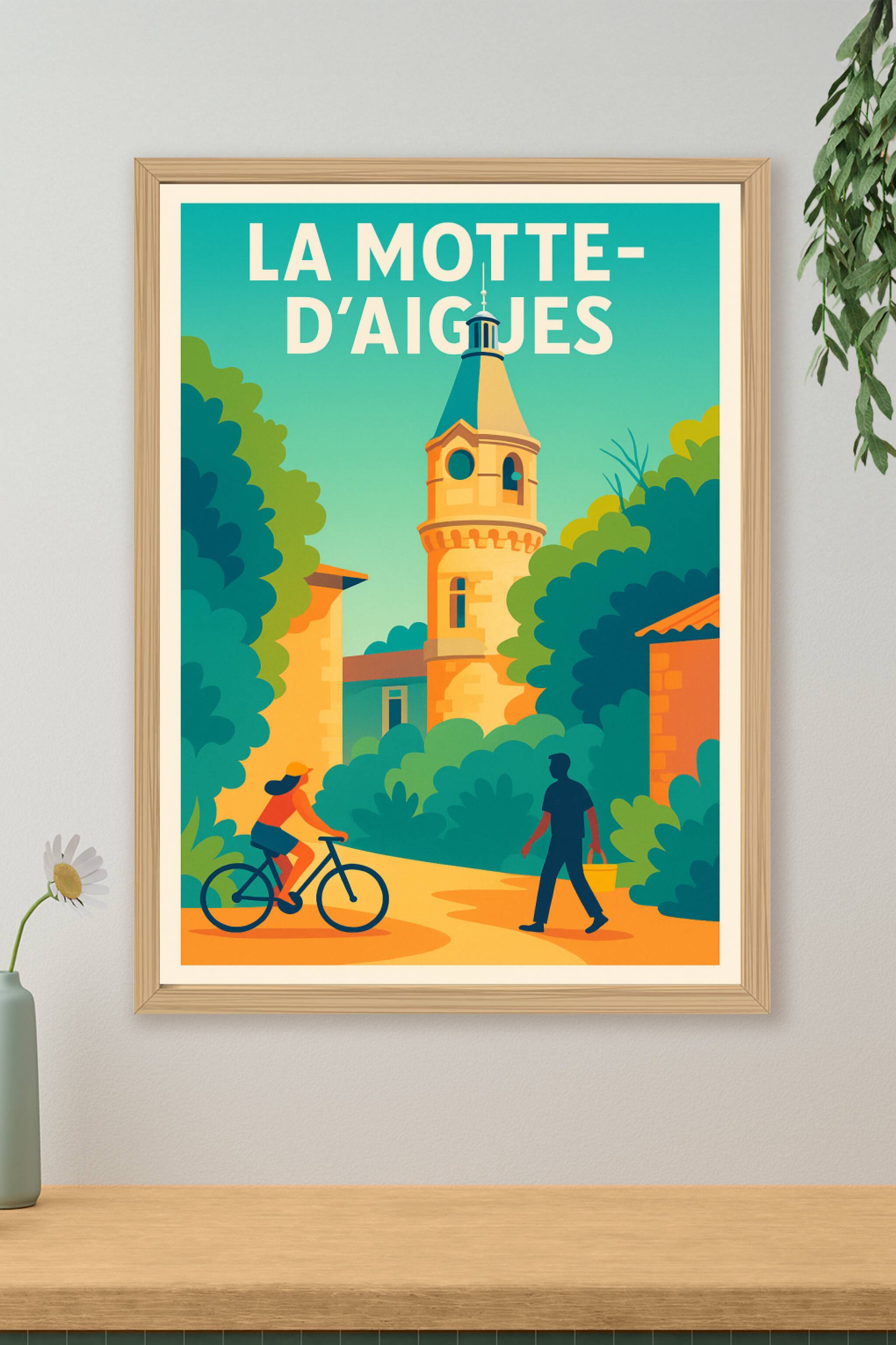 Affiche de La Motte-d'Aigues - Un havre de tranquillité provençal