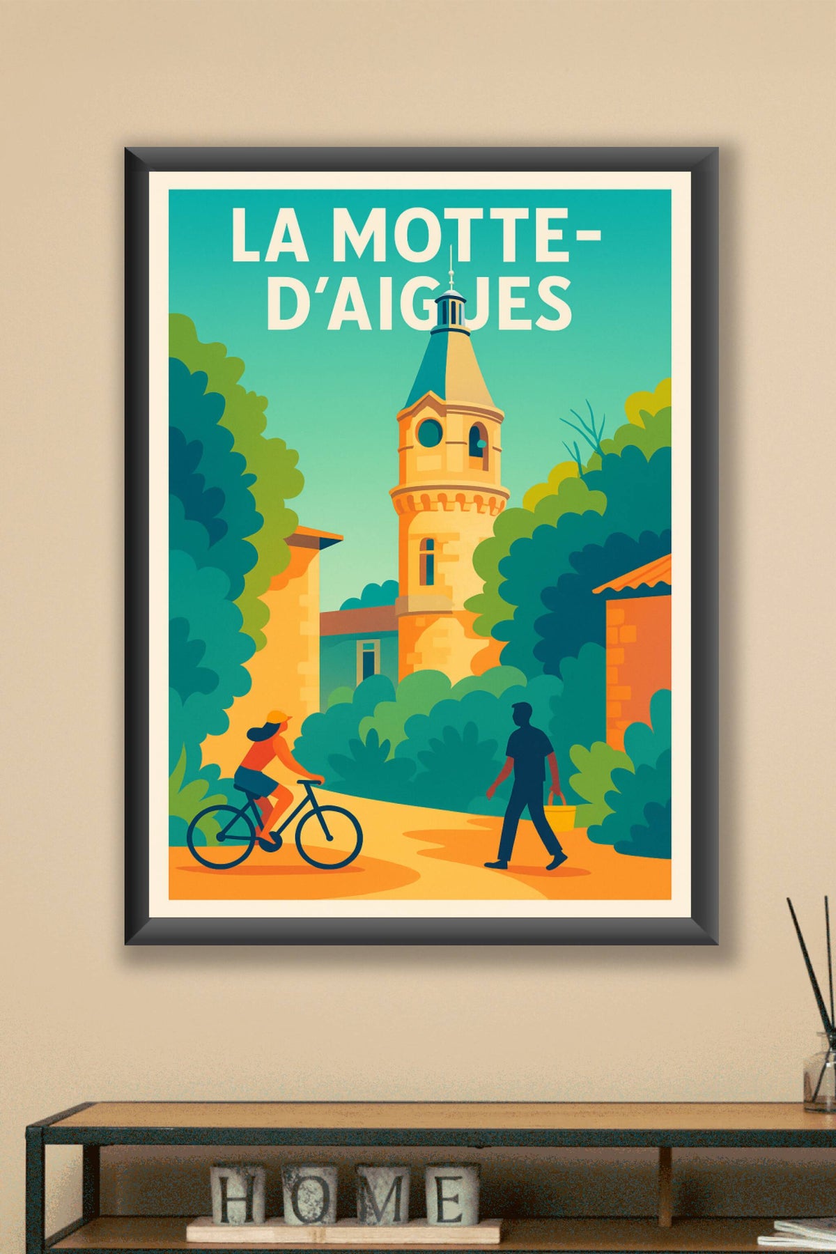 Affiche de La Motte-d'Aigues - Un havre de tranquillité provençal