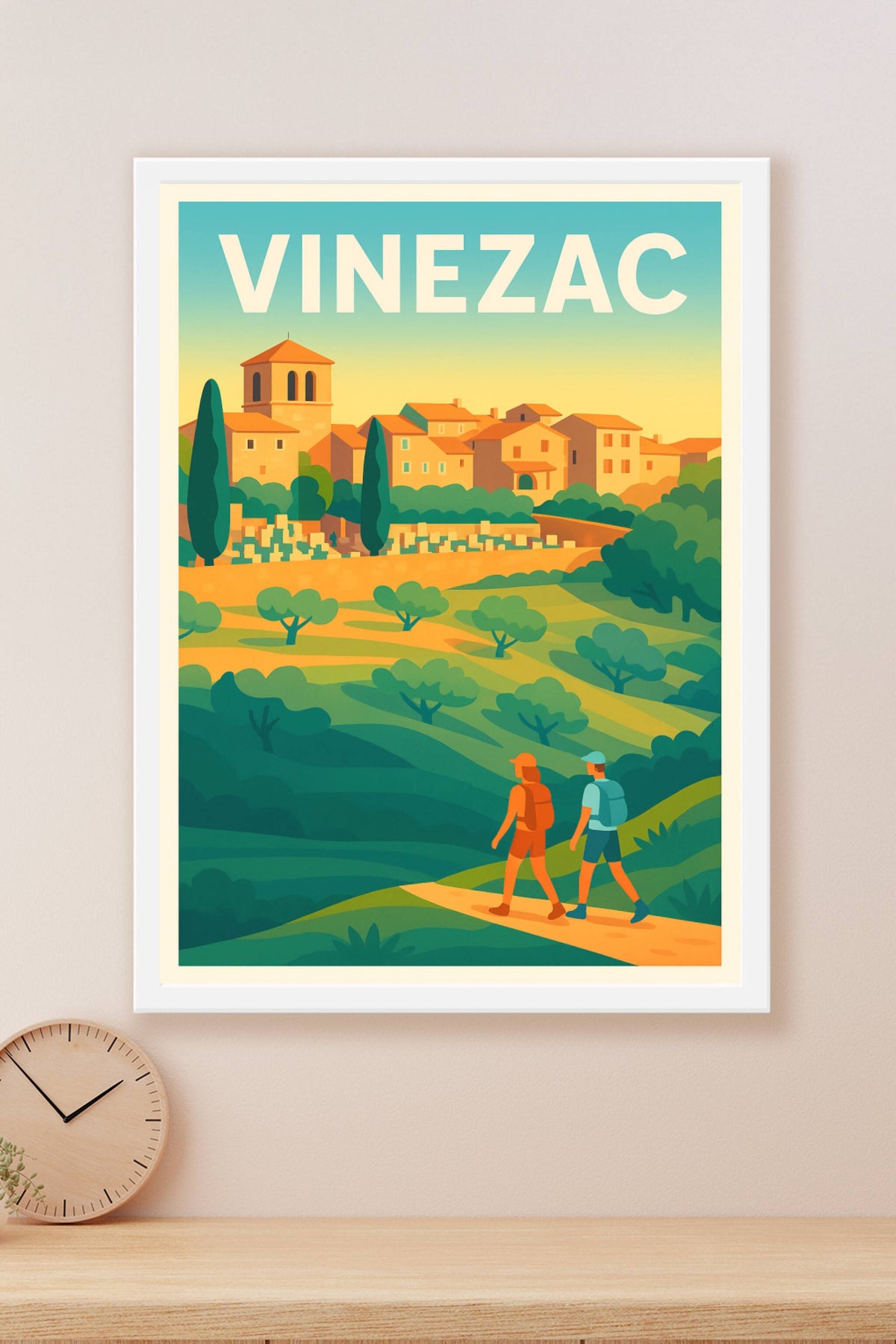 Affiche de Vinezac - L'évasion bucolique en Ardèche