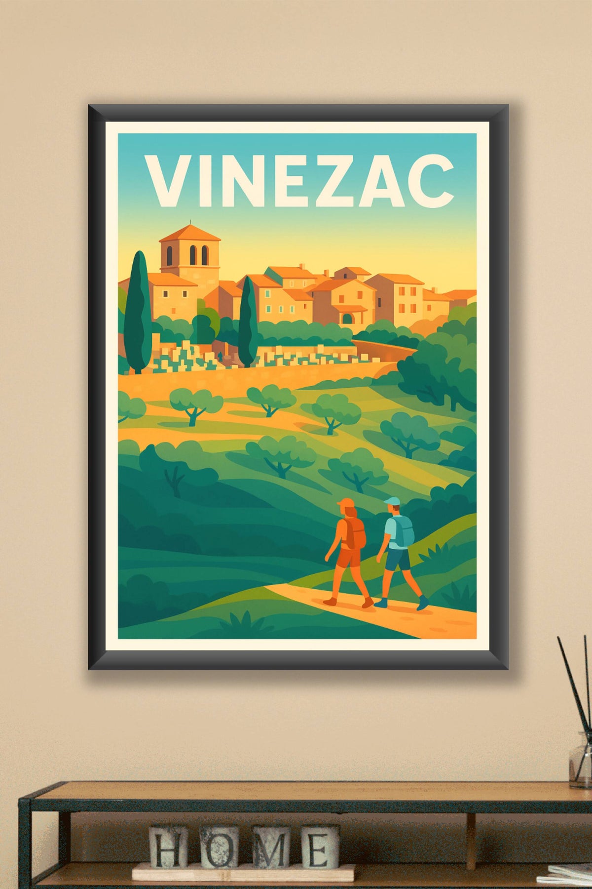 Affiche de Vinezac - L'évasion bucolique en Ardèche