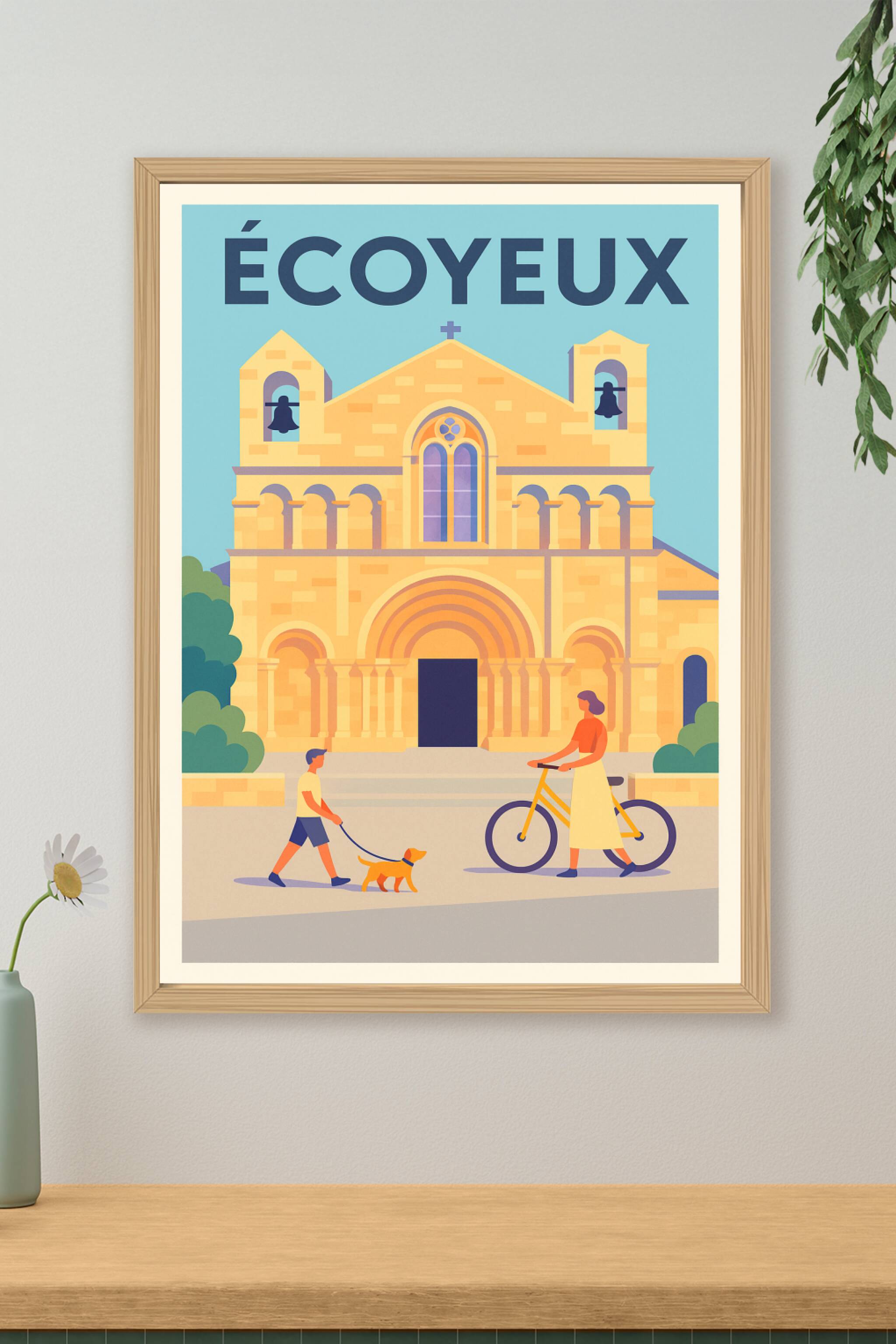 Affiche de Écoyeux - Charme et tranquillité au cœur du village