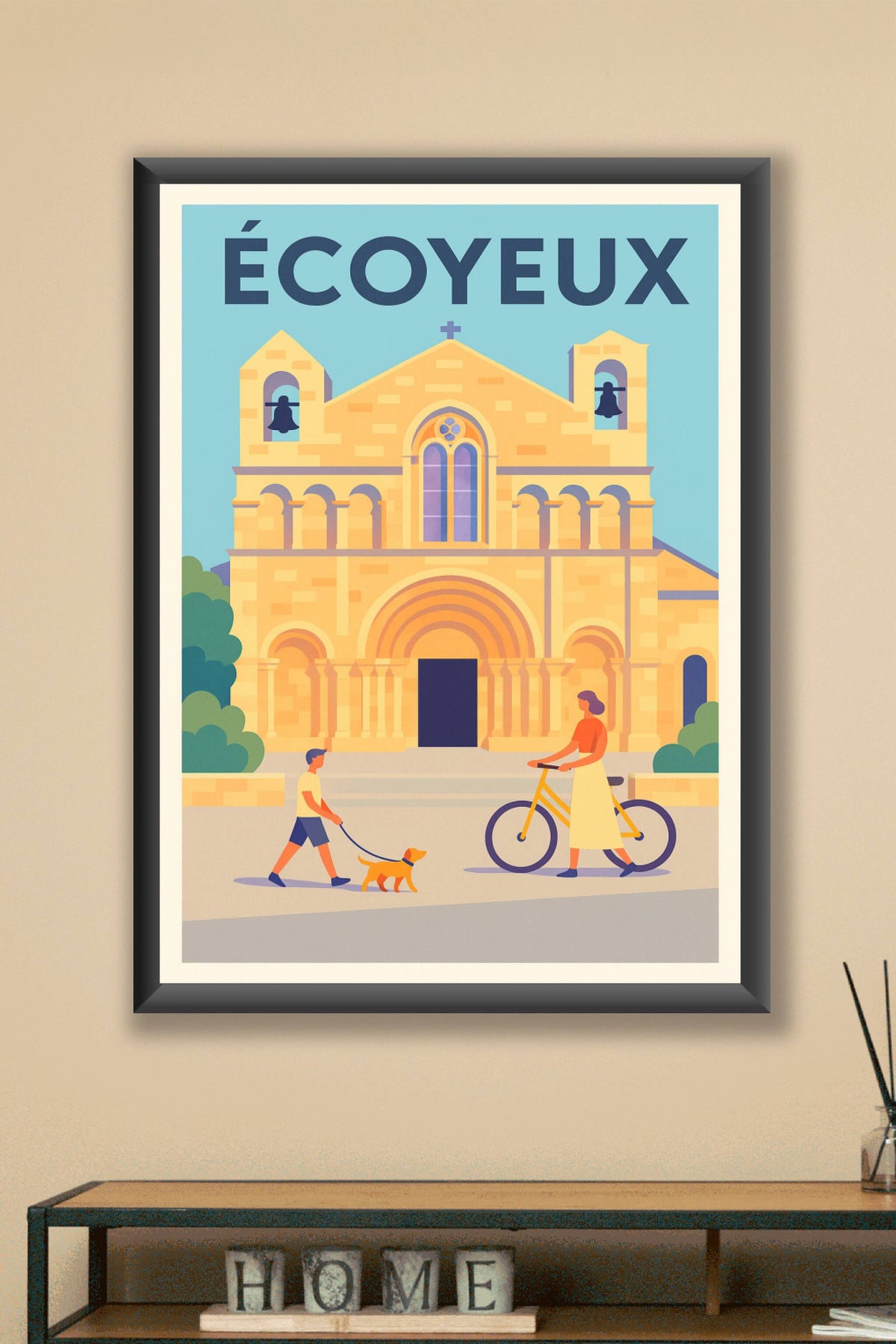 Affiche de Écoyeux - Charme et tranquillité au cœur du village