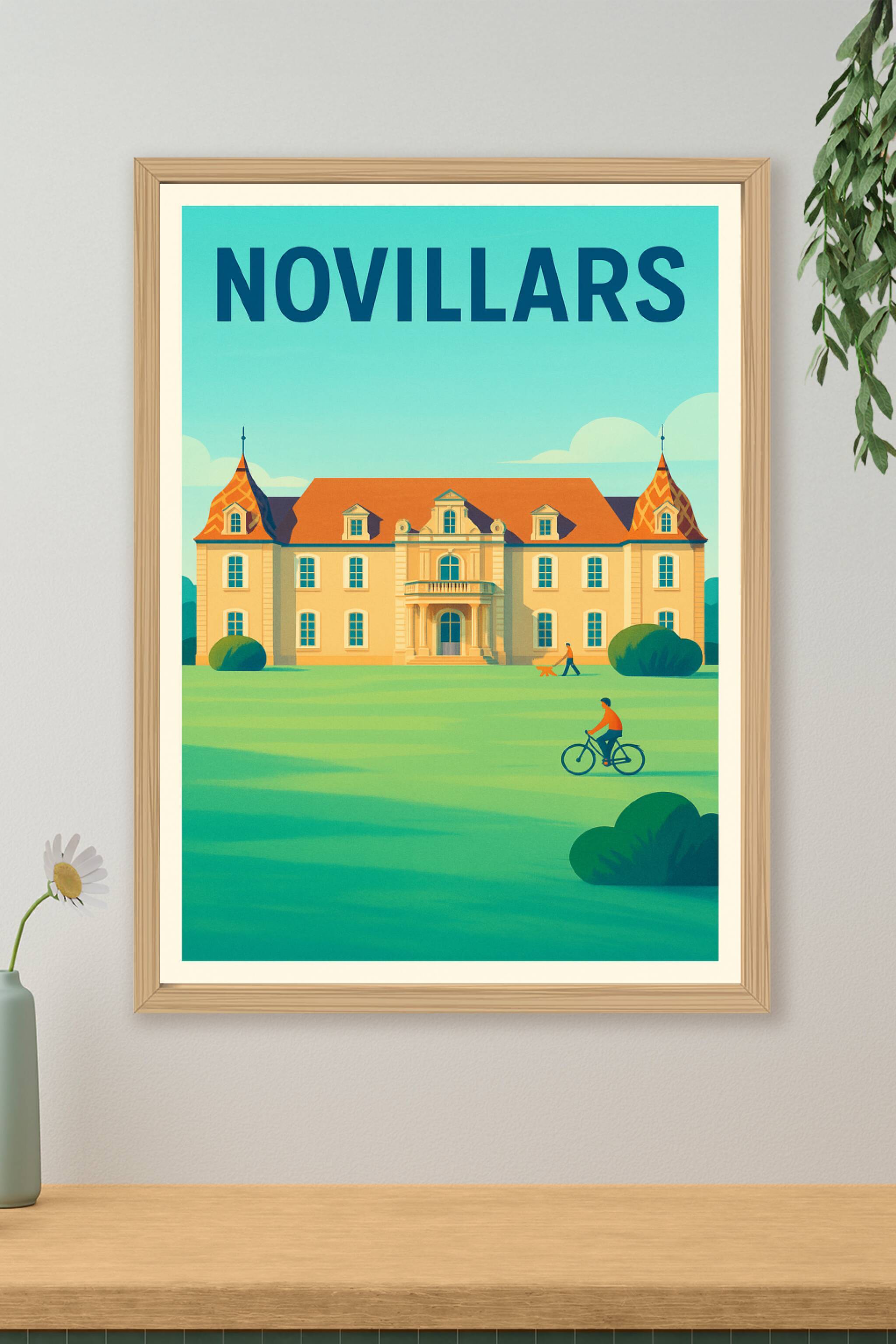 Affiche de Novillars - Élégance et sérénité en Doubs
