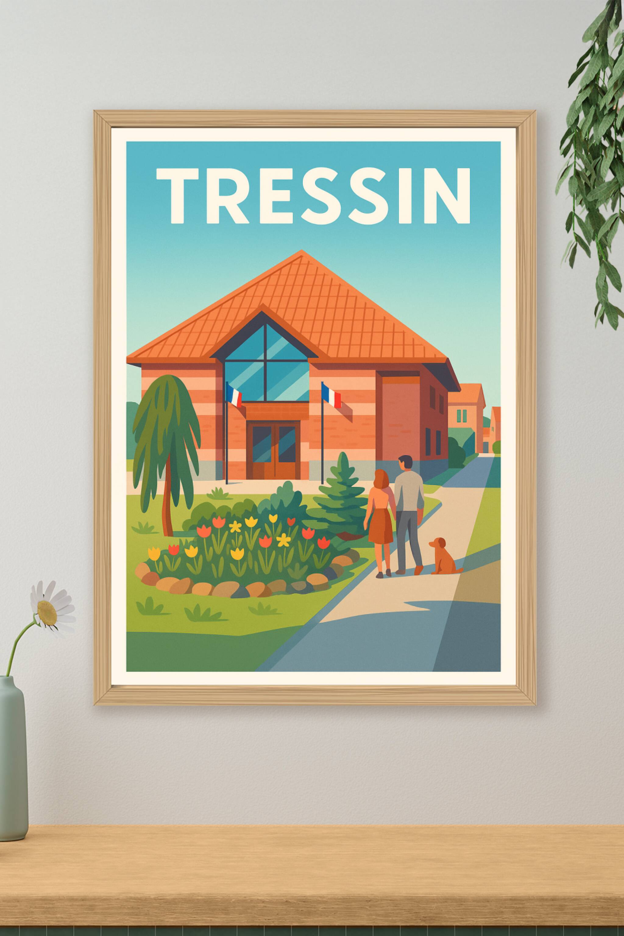 Affiche de Tressin - Charme et sérénité au cœur de la vie locale