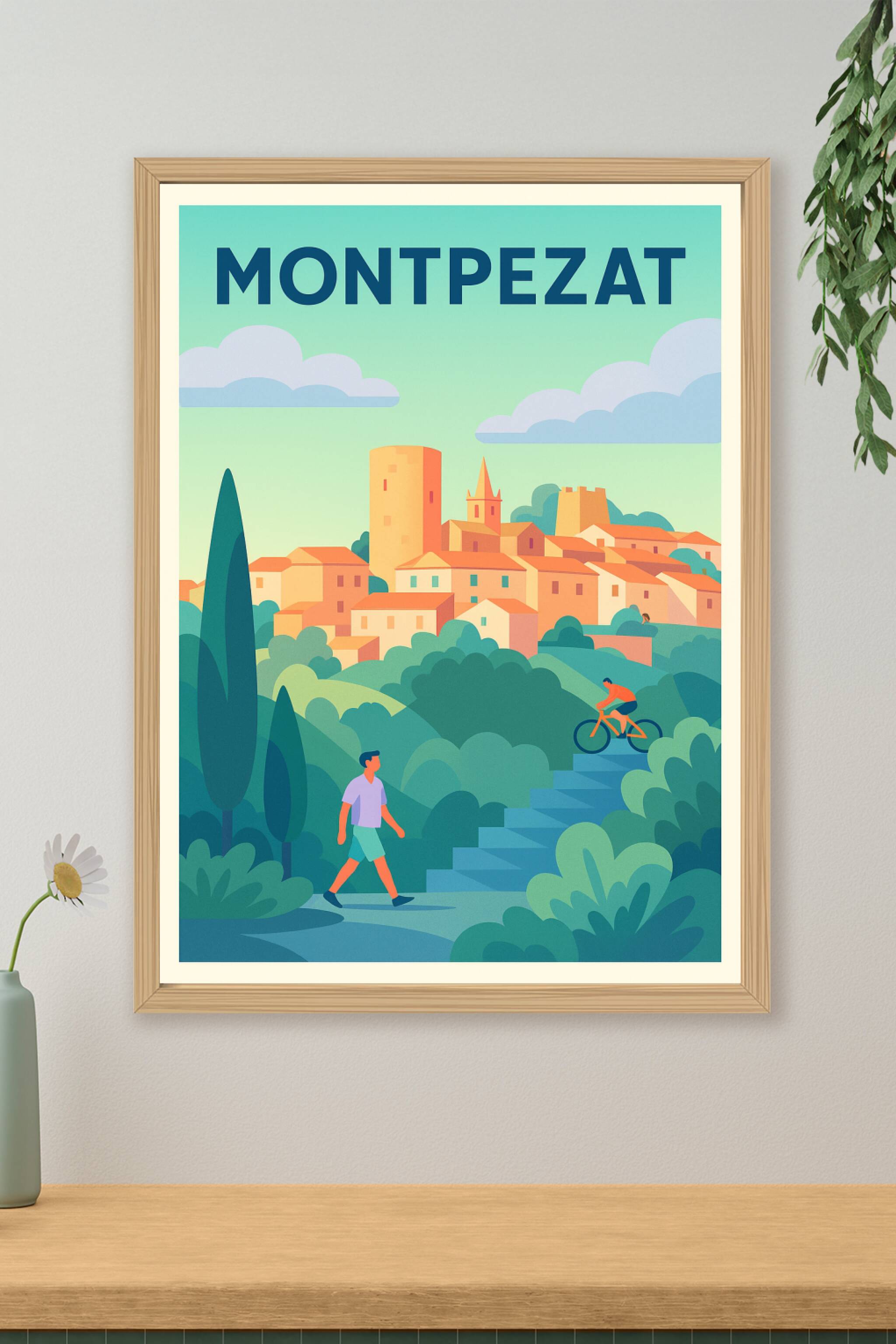 Affiche de Montpezat - L'escapade paisible au cœur de la Provence