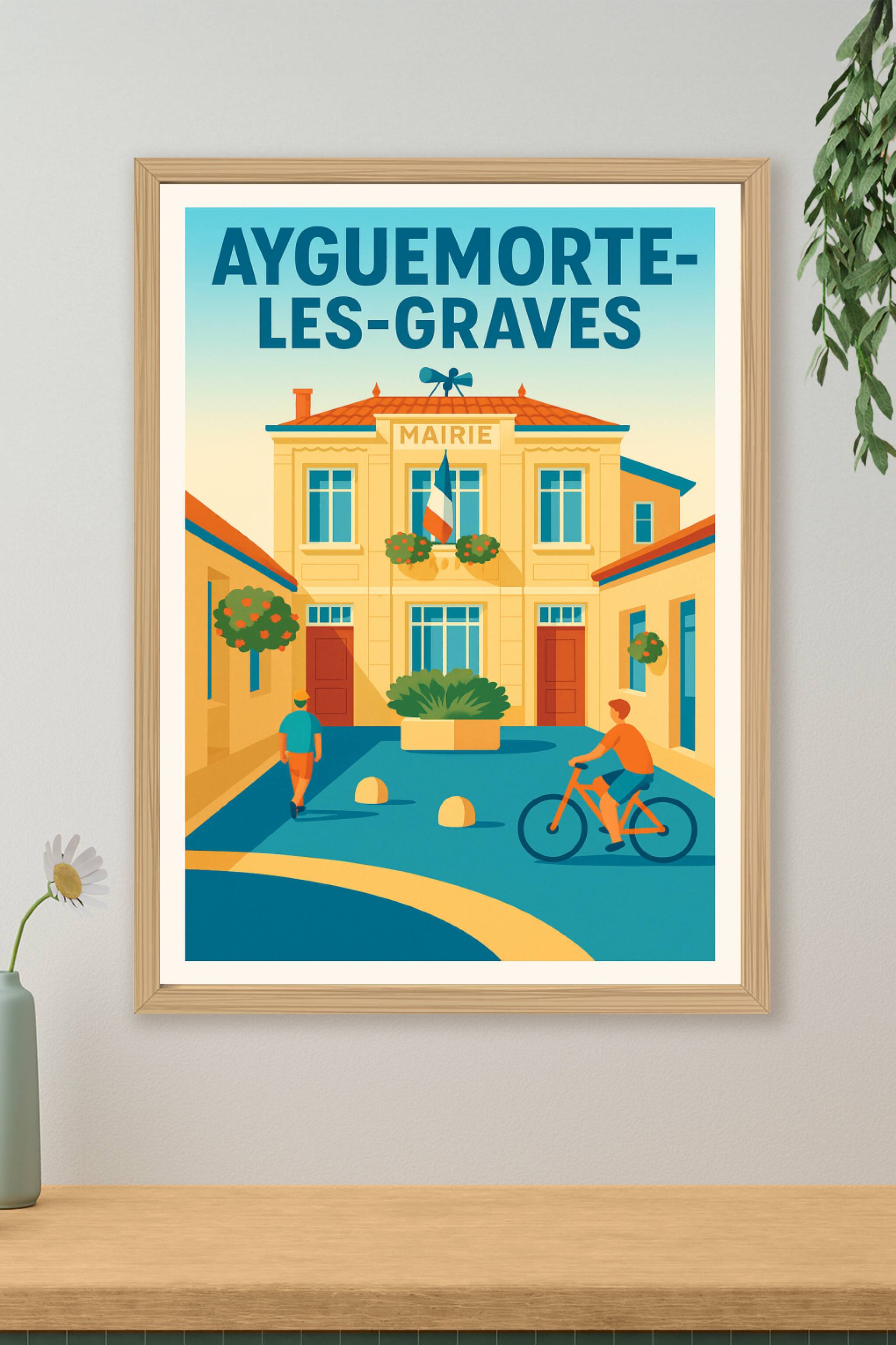 Affiche de Ayguemorte-les-Graves - Charme et douceur d'une mairie typique
