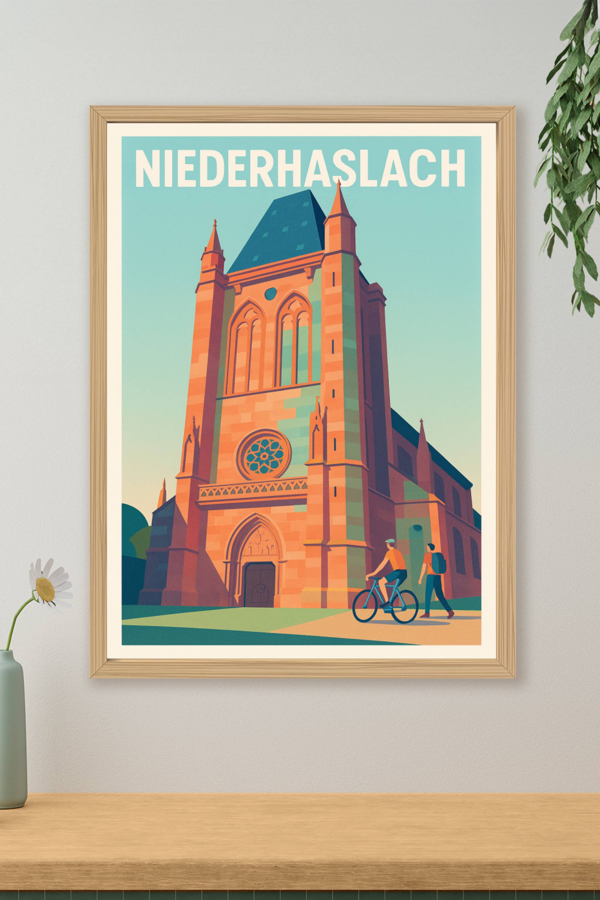 Affiche de Niederhaslach - L'élégance gothique au cœur de l'Alsace