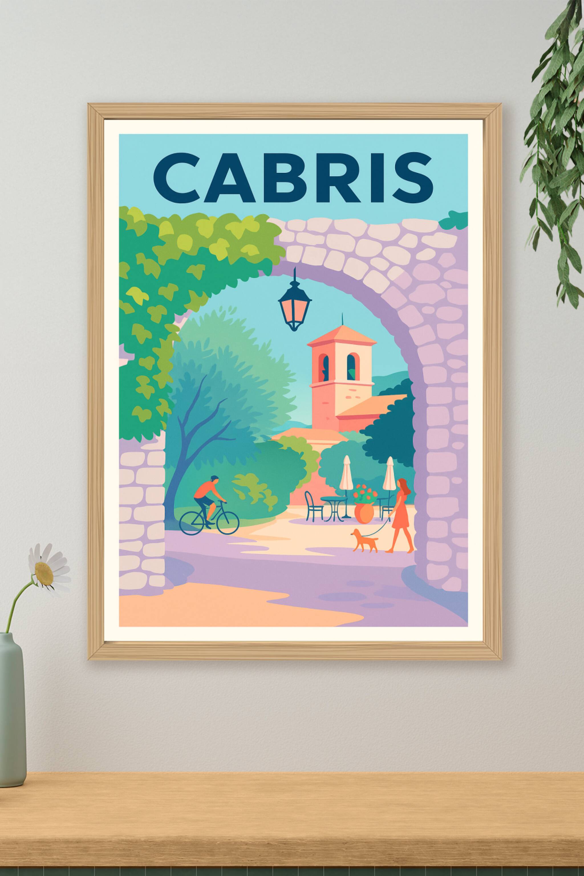 Affiche de Cabris - Charme et quiétude au cœur du village