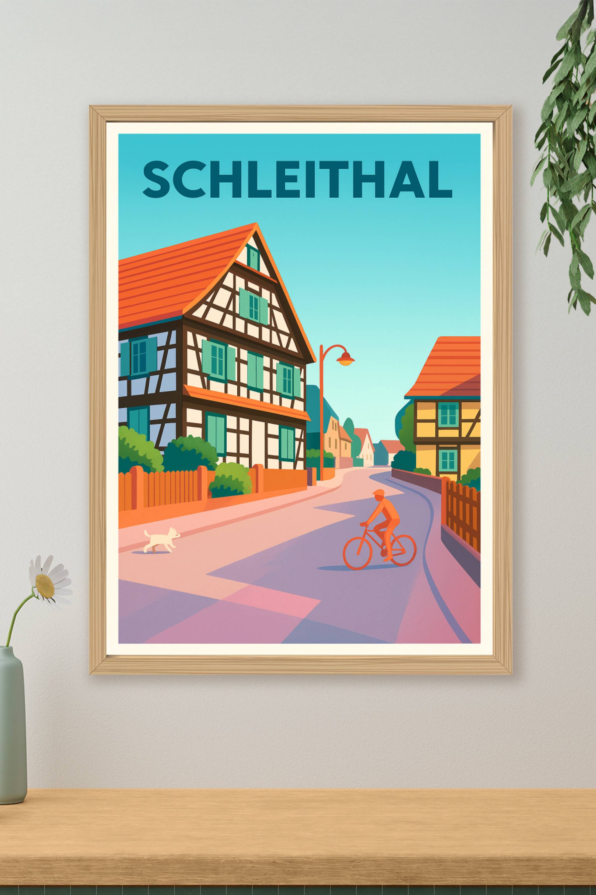 Affiche de Schleithal - Charme et Sérénité au Coeur de l'Alsace