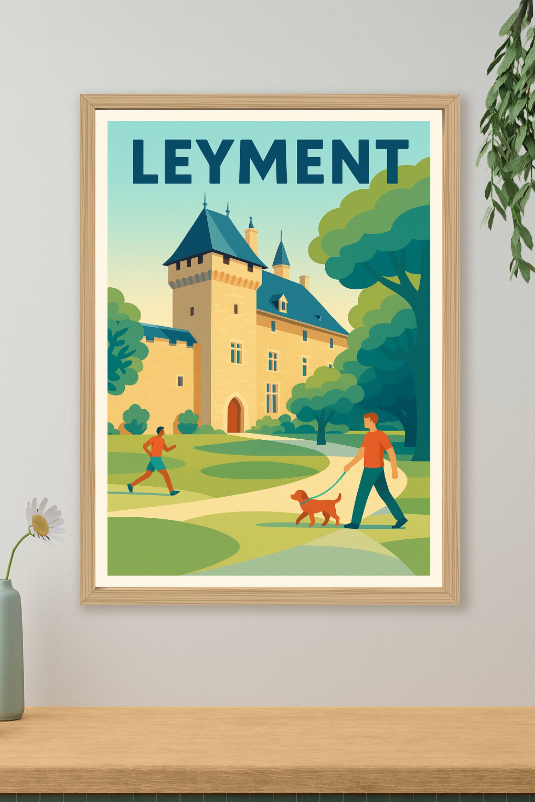 Affiche de Leyment - Un havre de paix au cœur de la nature
