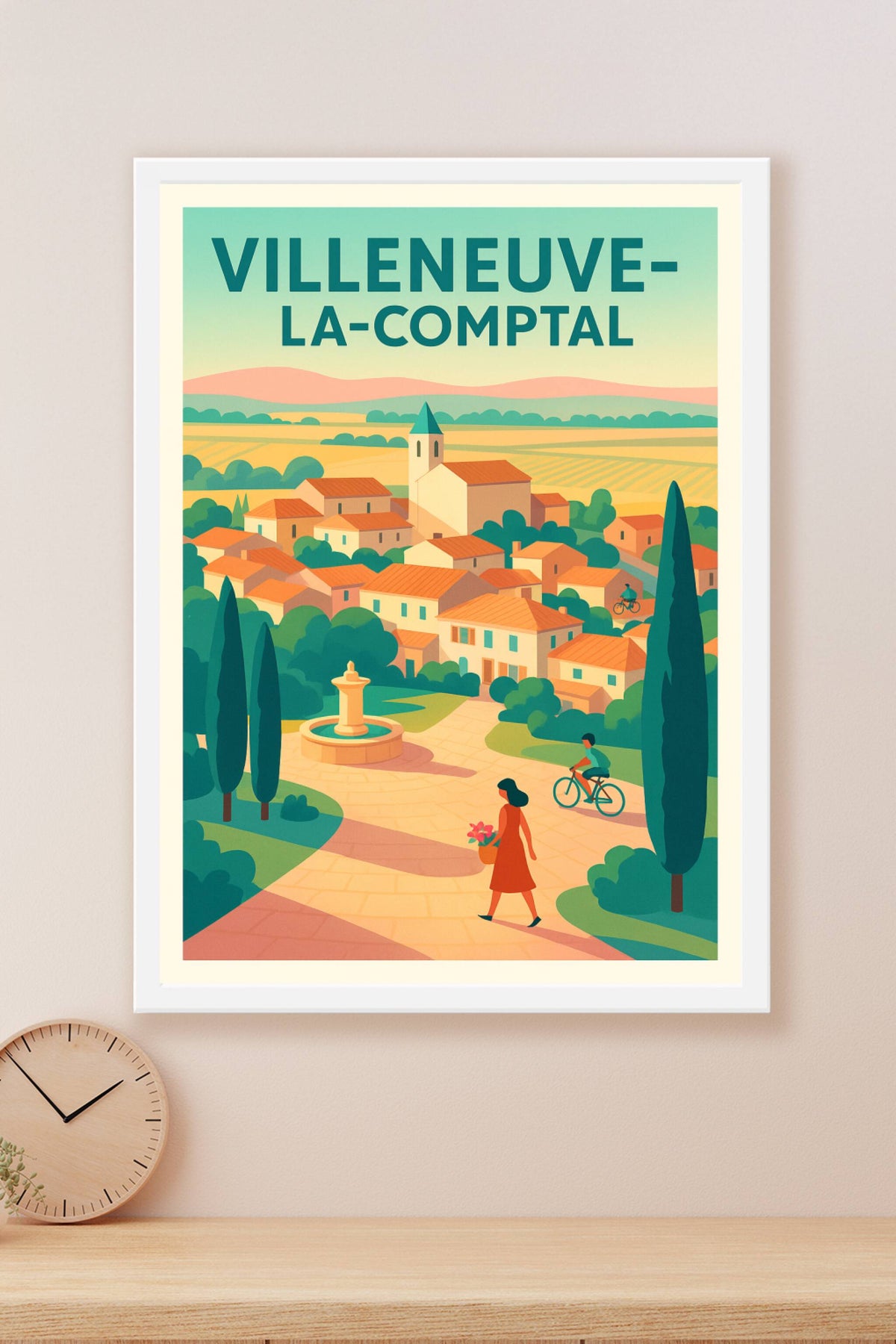 Affiche de Villeneuve-la-Comptal - Charme et sérénité du village occitan