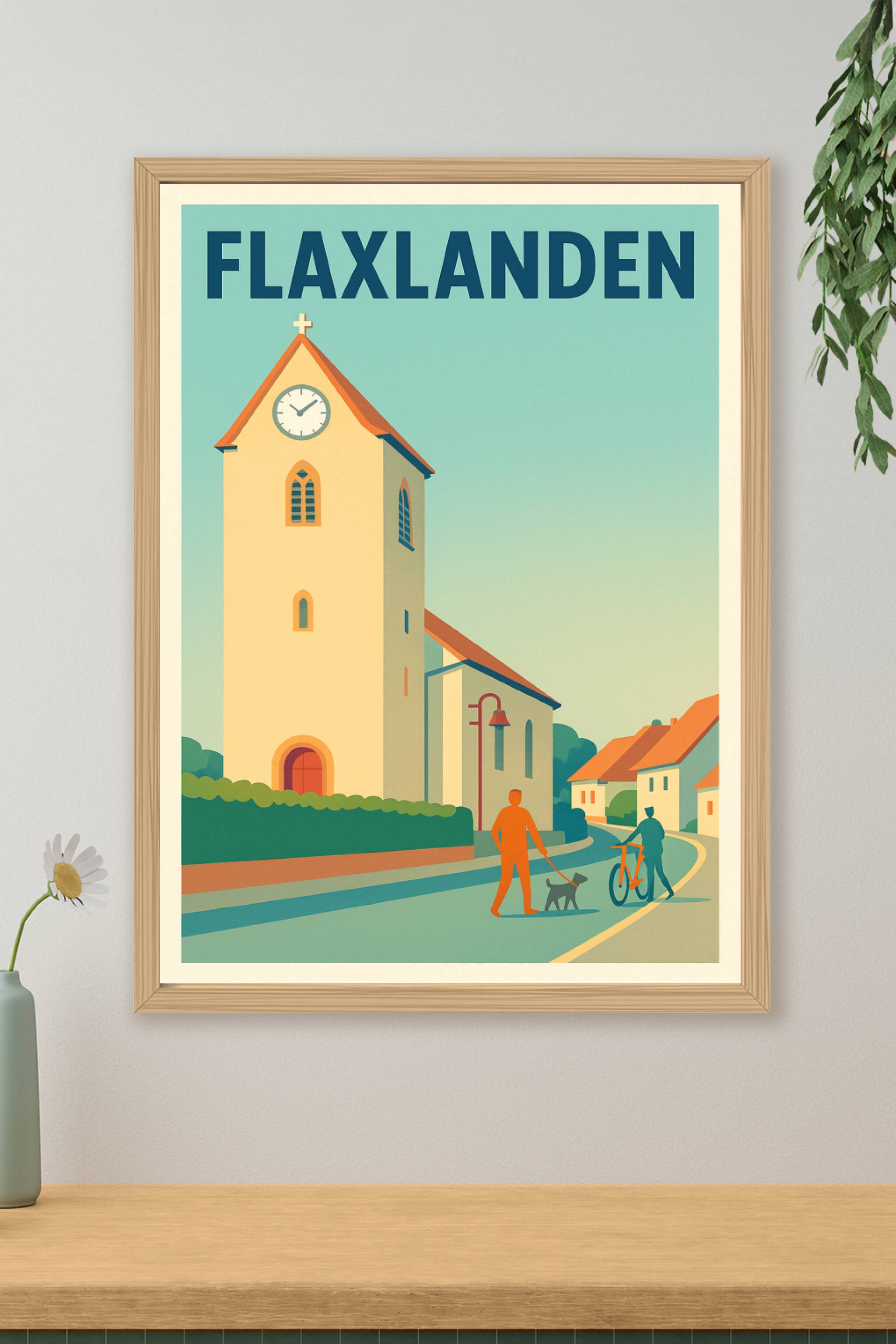 Affiche de Flaxlanden - Charme pittoresque et sérénité alsacienne