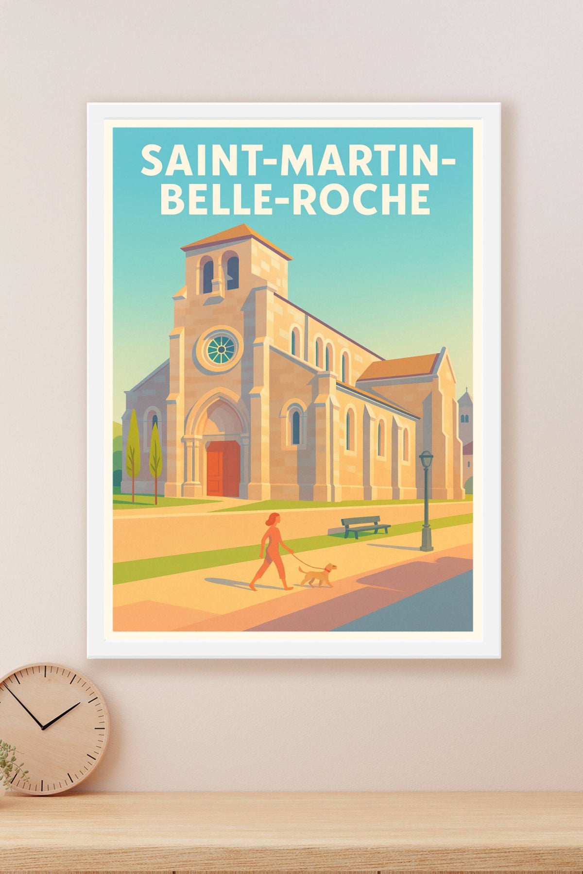Affiche de Saint-Martin-Belle-Roche - Charme et sérénité au cœur du village