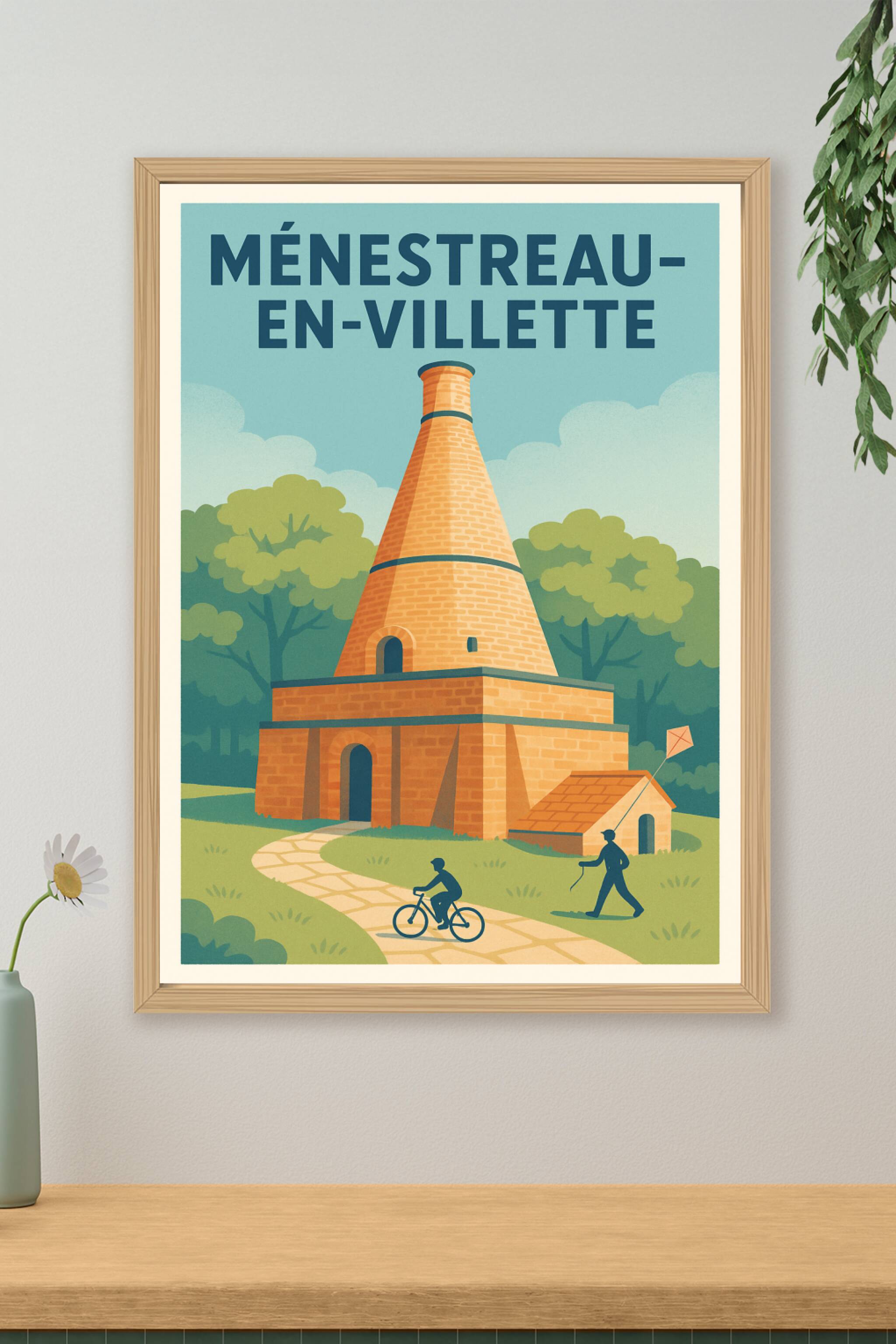 Affiche de Ménestreau-en-Villette - L'authenticité au cœur de la nature