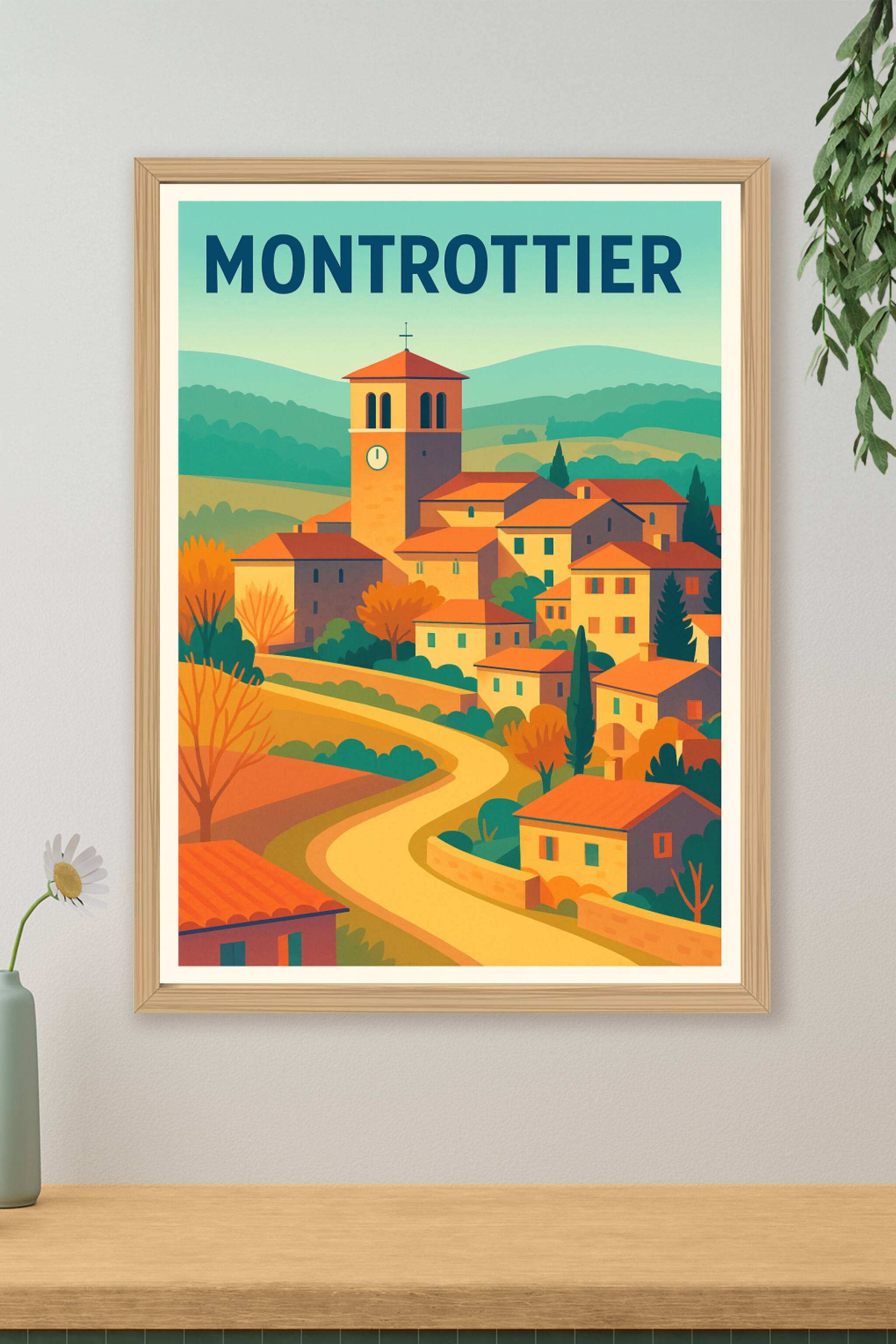 Affiche de Montrottier - Charme pittoresque au cœur de la campagne
