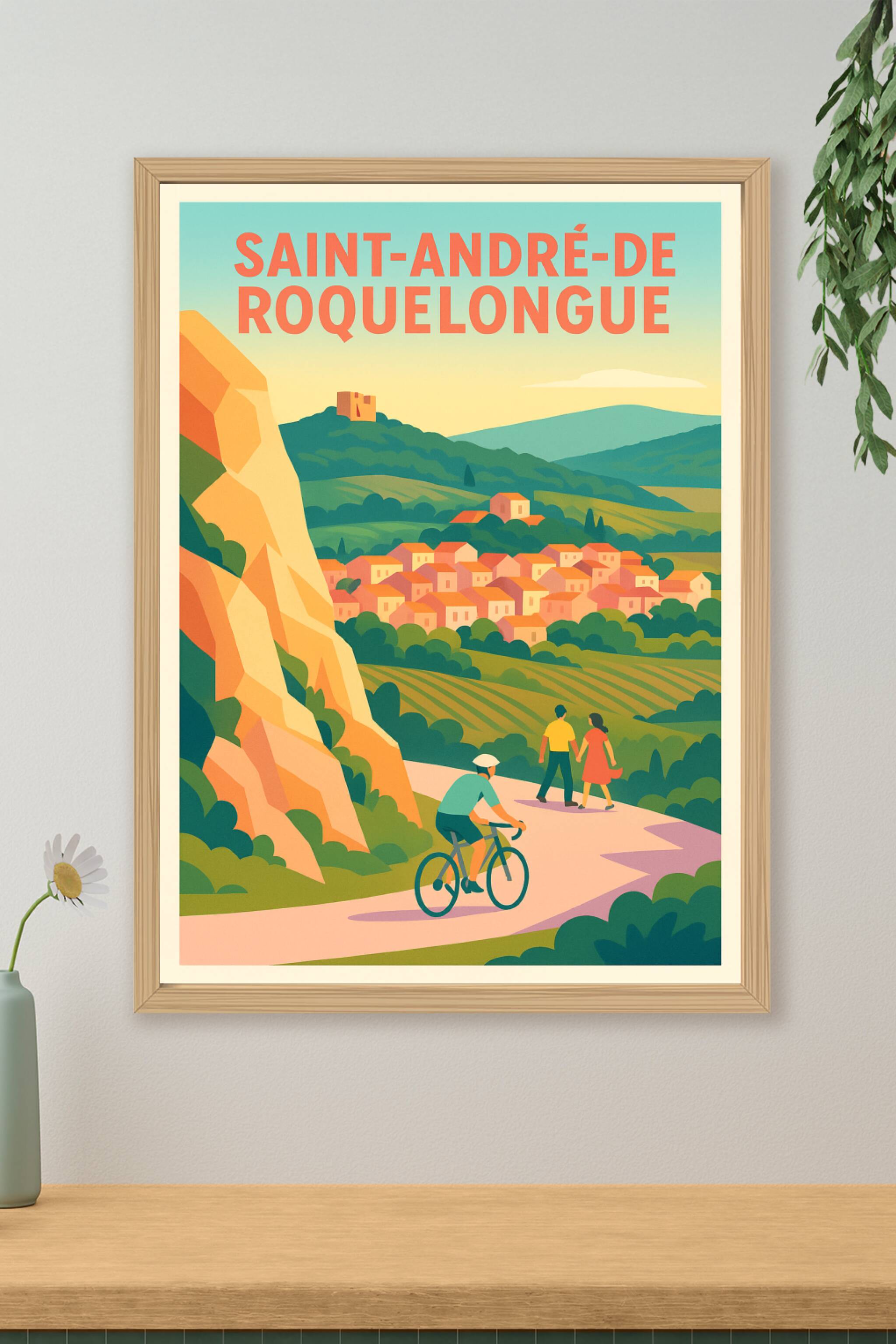 Affiche de Saint-André-de-Roquelongue - Évasion nature et charme du Sud