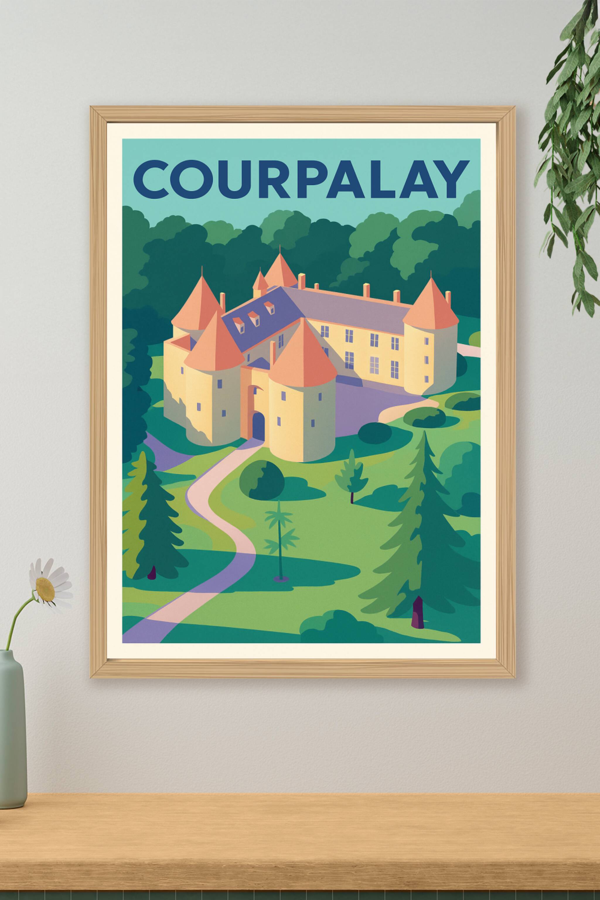 Affiche de Courpalay - Charme et élégance du patrimoine