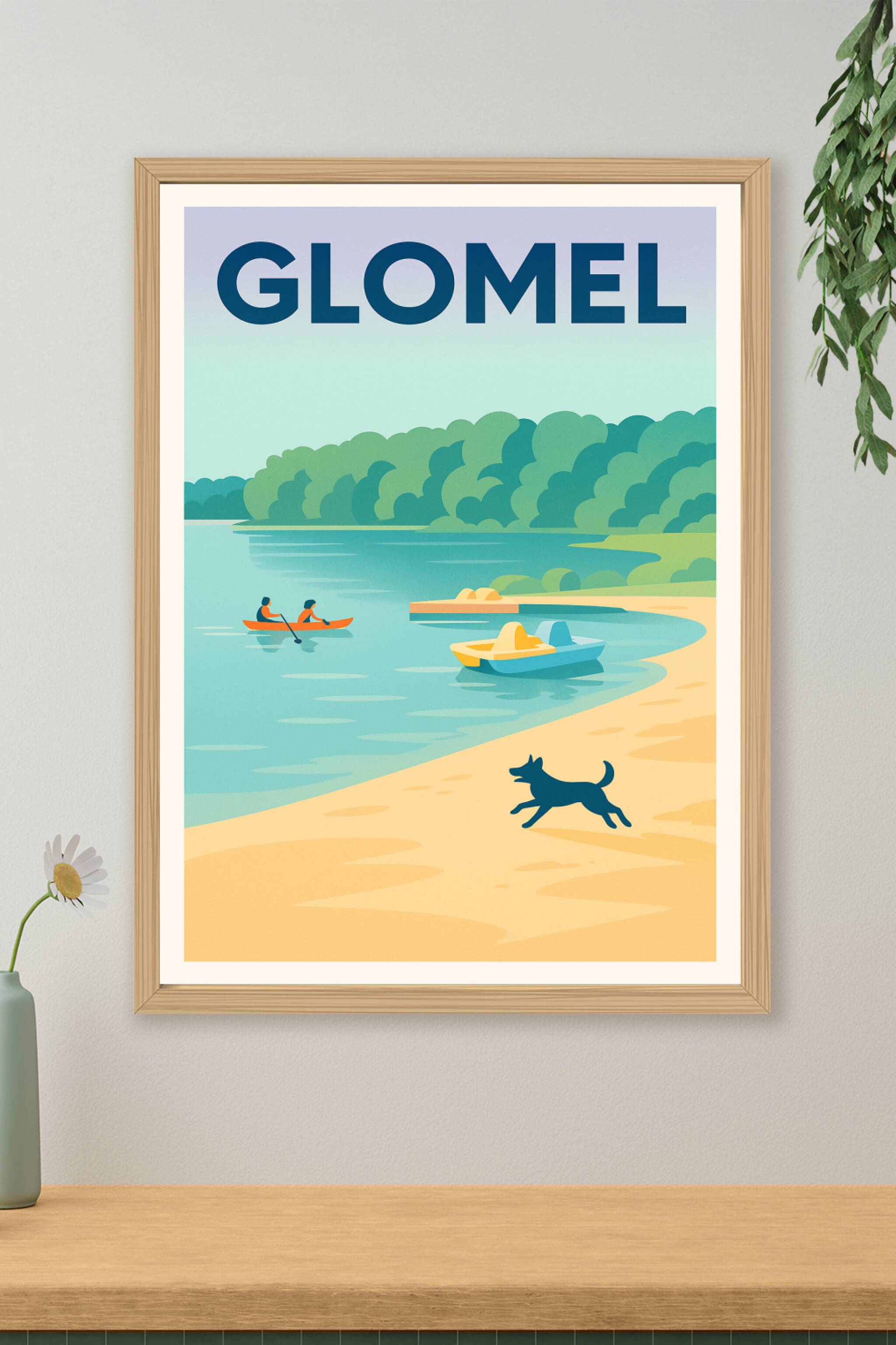 Affiche de Glomel - Évasion au bord de l'eau