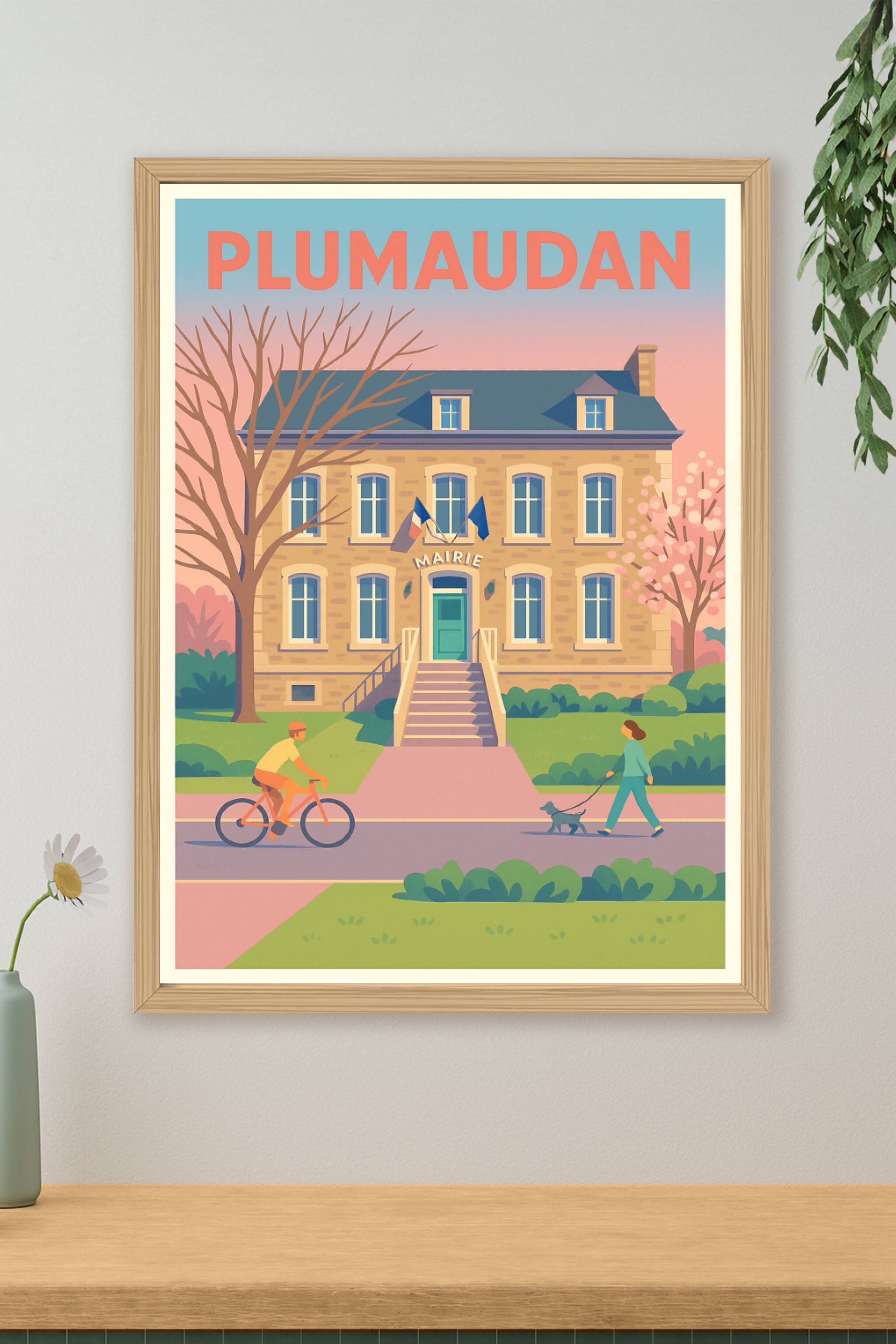 Affiche de Plumaudan - Sérénité et charme au cœur du village