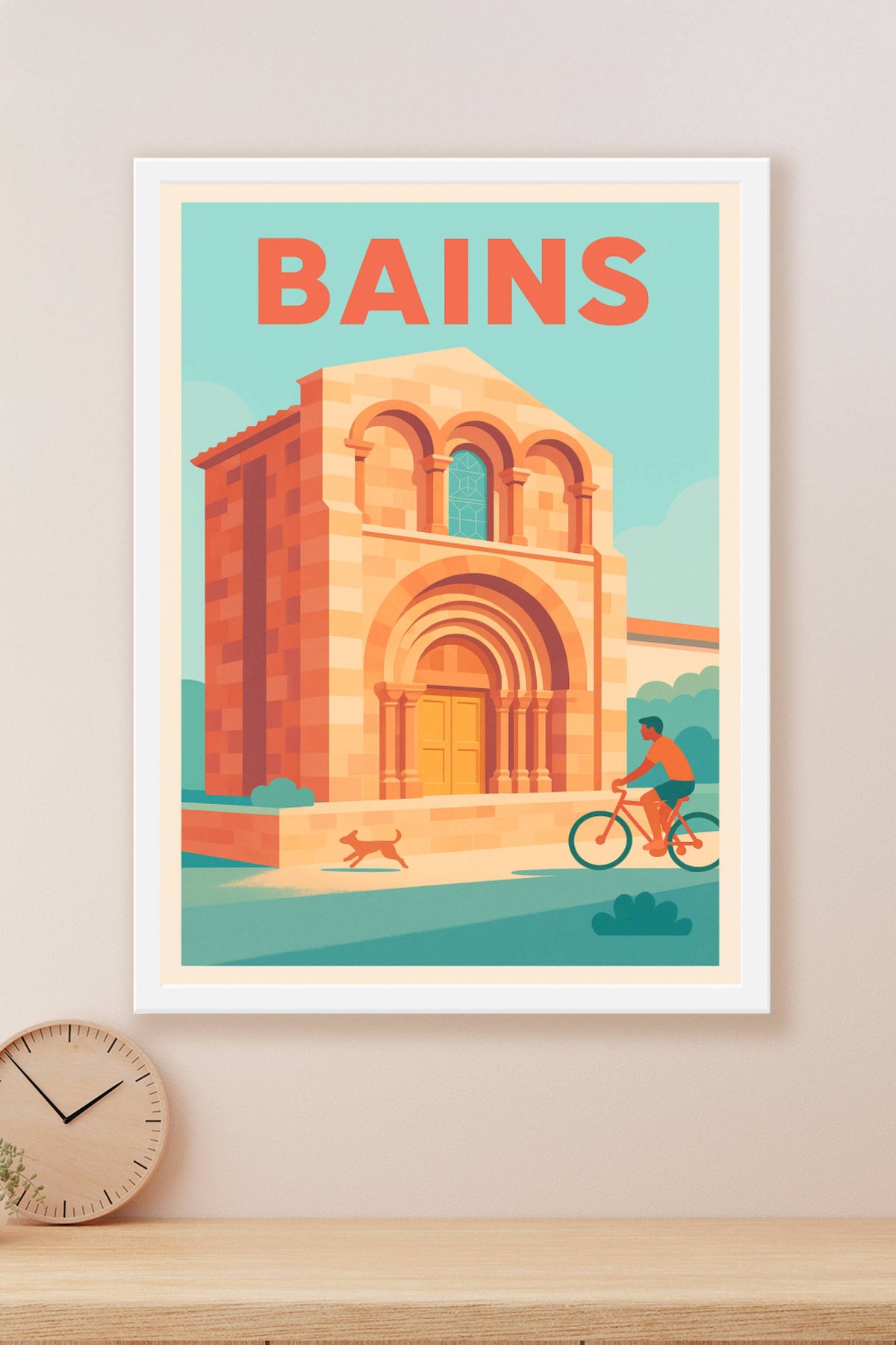 Affiche de Bains - Un coin de sérénité à découvrir