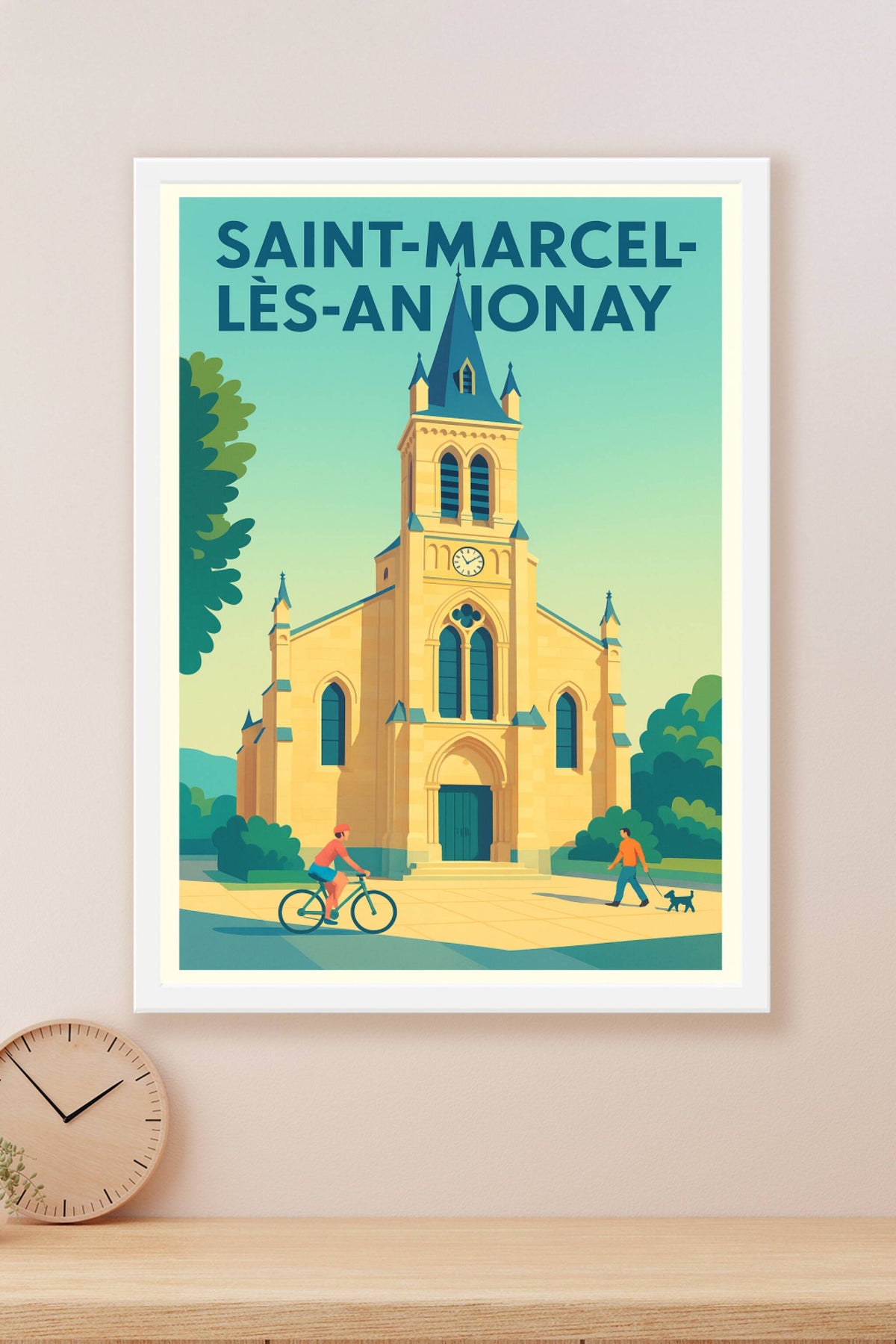 Affiche de Saint-Marcel-lès-Annonay - L'élégance au cœur du village