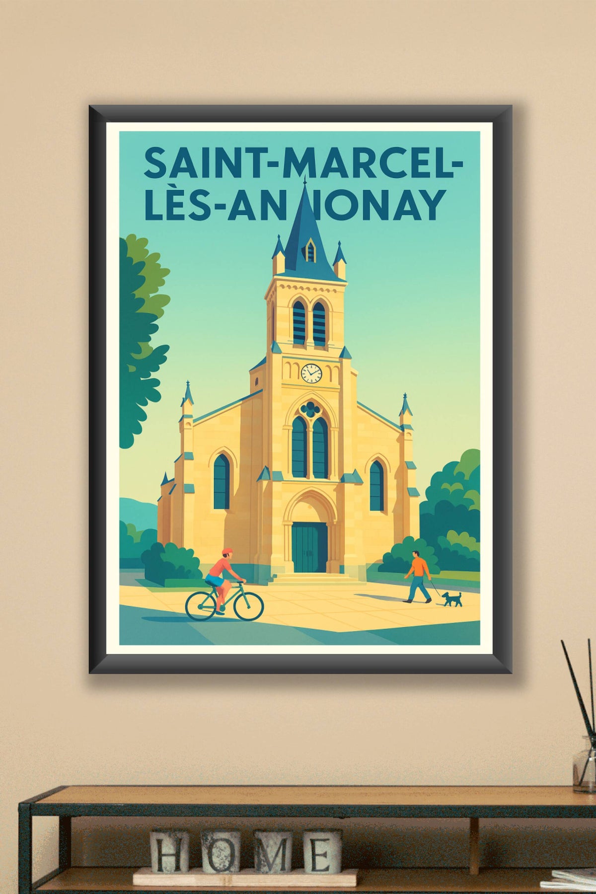 Affiche de Saint-Marcel-lès-Annonay - L'élégance au cœur du village