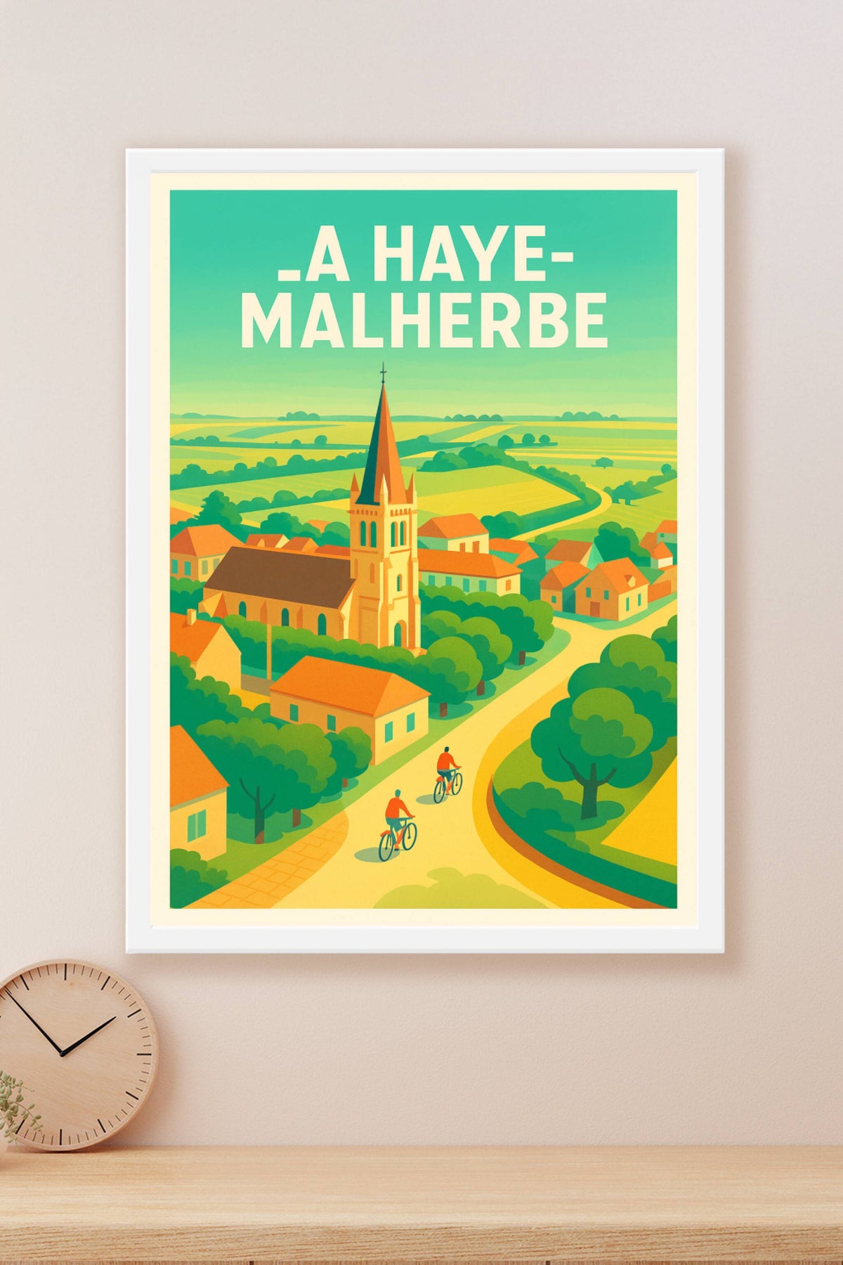 Affiche de La Haye-Malherbe - Charme et Sérénité Normande