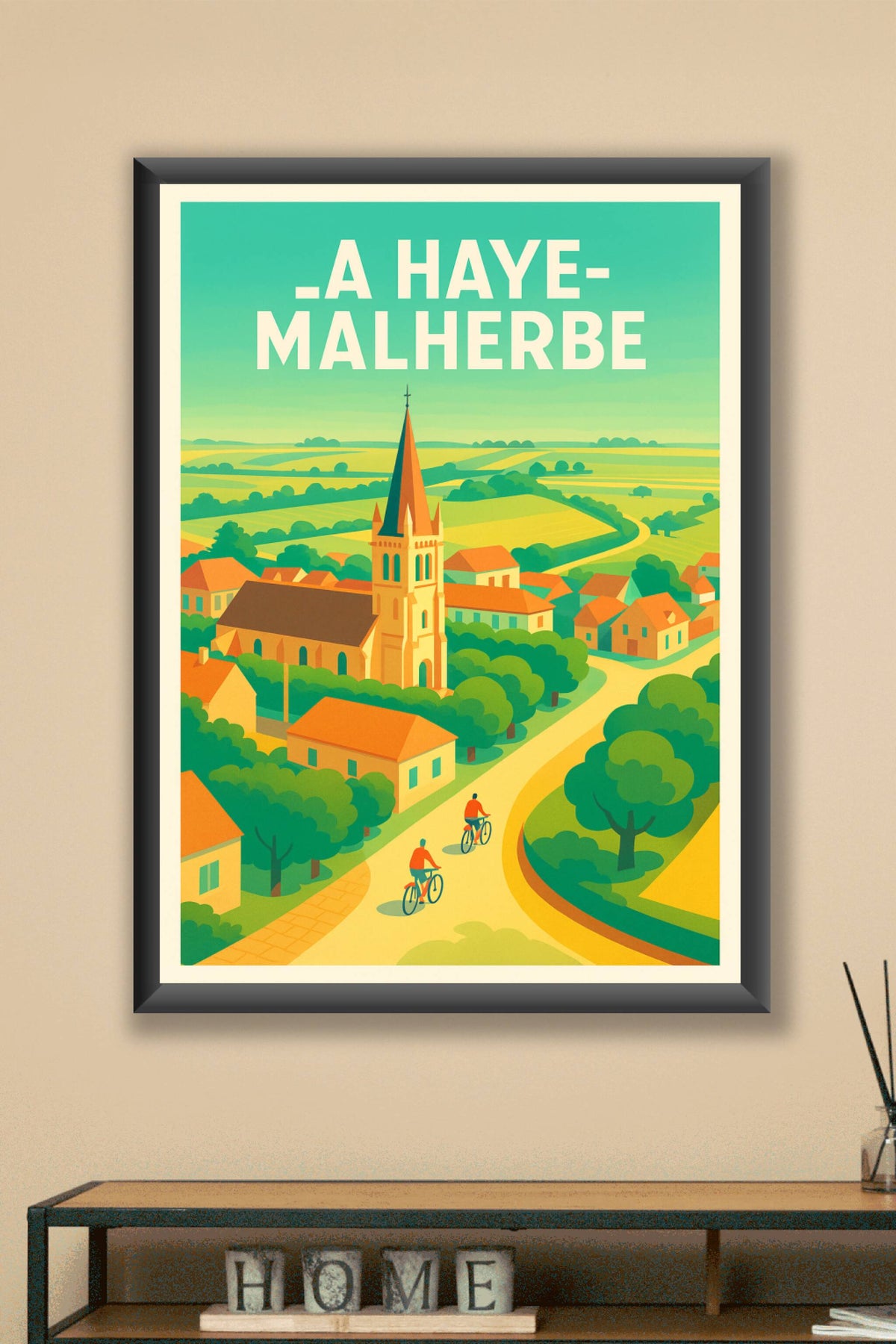 Affiche de La Haye-Malherbe - Charme et Sérénité Normande