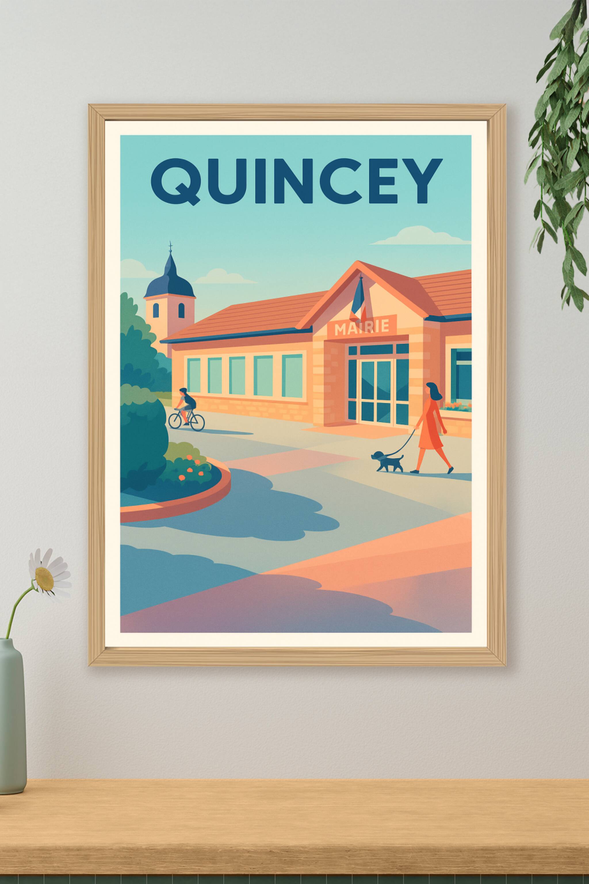 Affiche de Quincey - Charme et quiétude au cœur du village