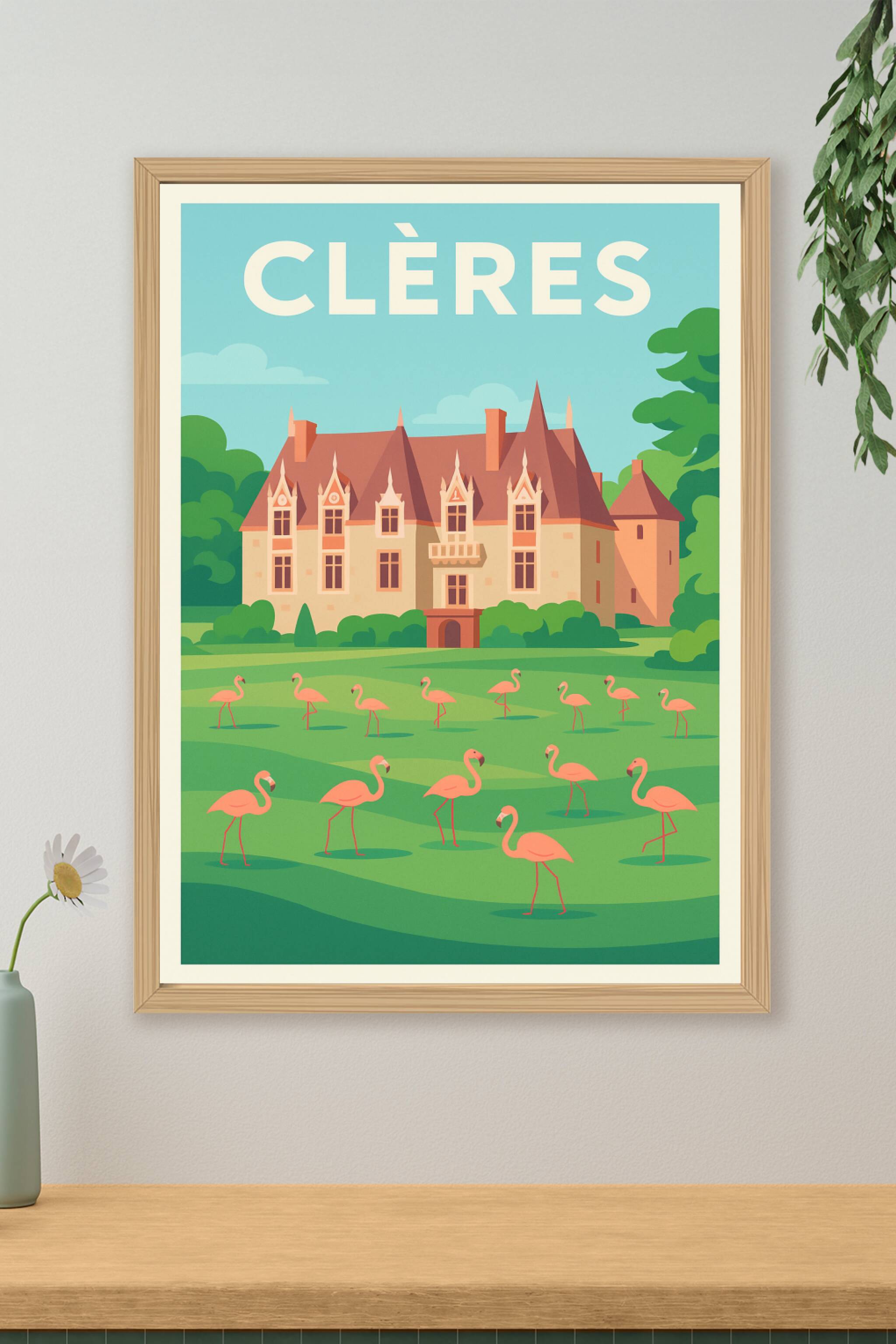 Affiche de Clères - L'élégance naturelle au cœur du pays de Caux