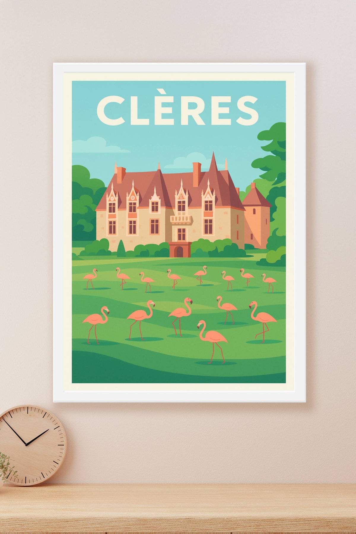 Affiche de Clères - L'élégance naturelle au cœur du pays de Caux