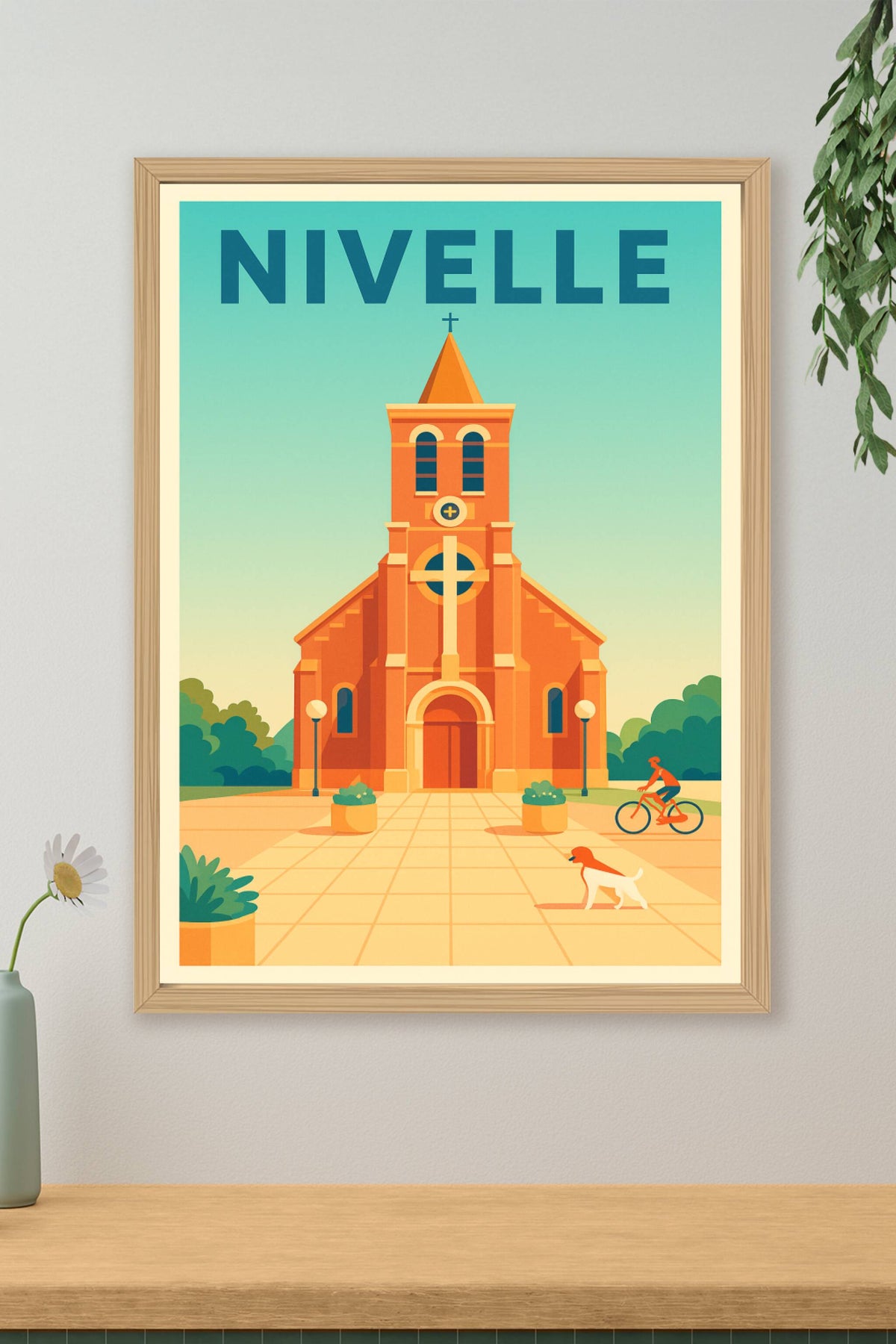Affiche de Nivelle - Charme et Sérénité au Cœur du Village