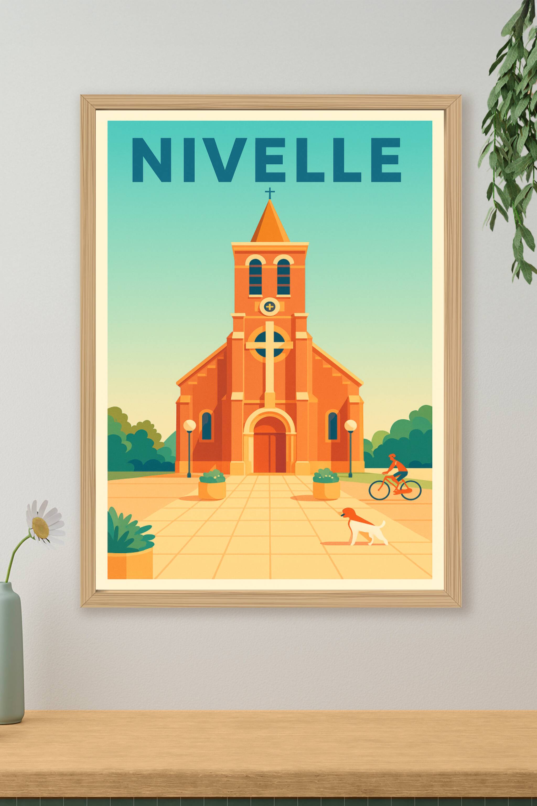 Affiche de Nivelle - Charme et Sérénité au Cœur du Village