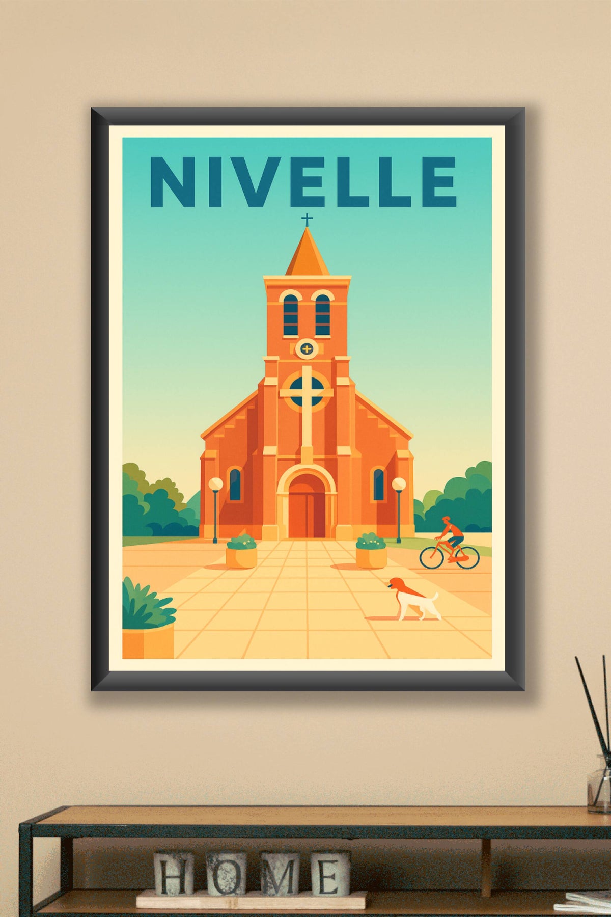 Affiche de Nivelle - Charme et Sérénité au Cœur du Village