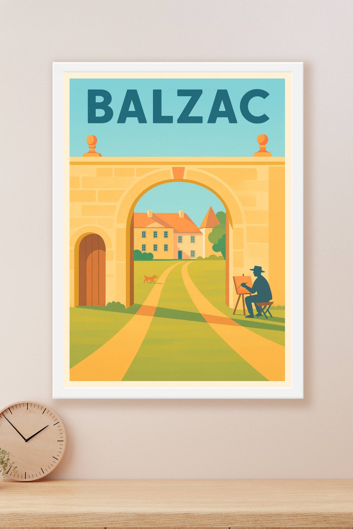Affiche de Balzac - La douceur de vivre au cœur de la campagne