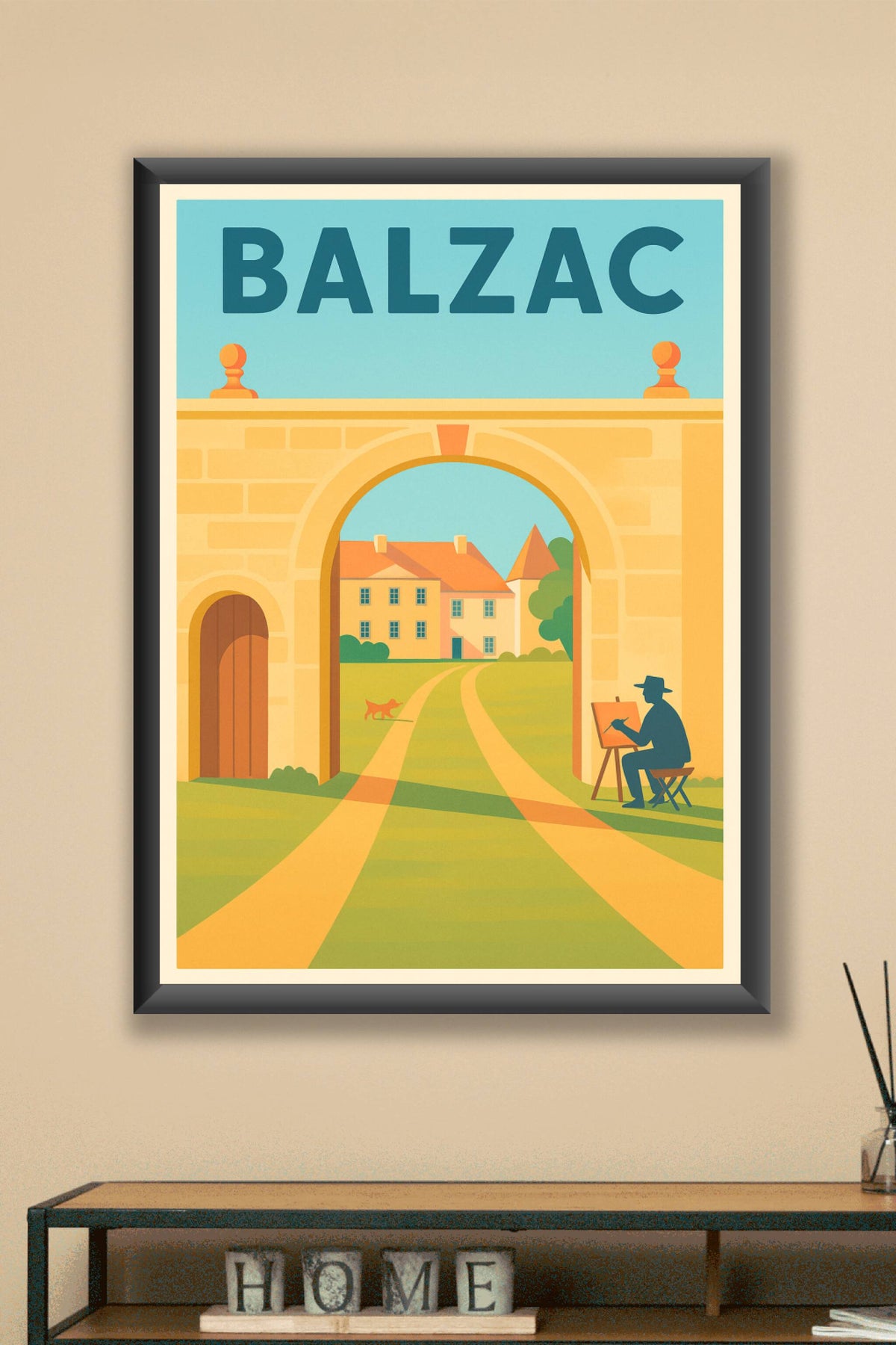 Affiche de Balzac - La douceur de vivre au cœur de la campagne