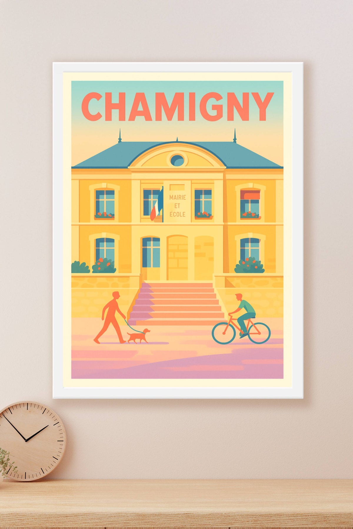 Affiche de Chamigny - Charme et douceur de la vie locale