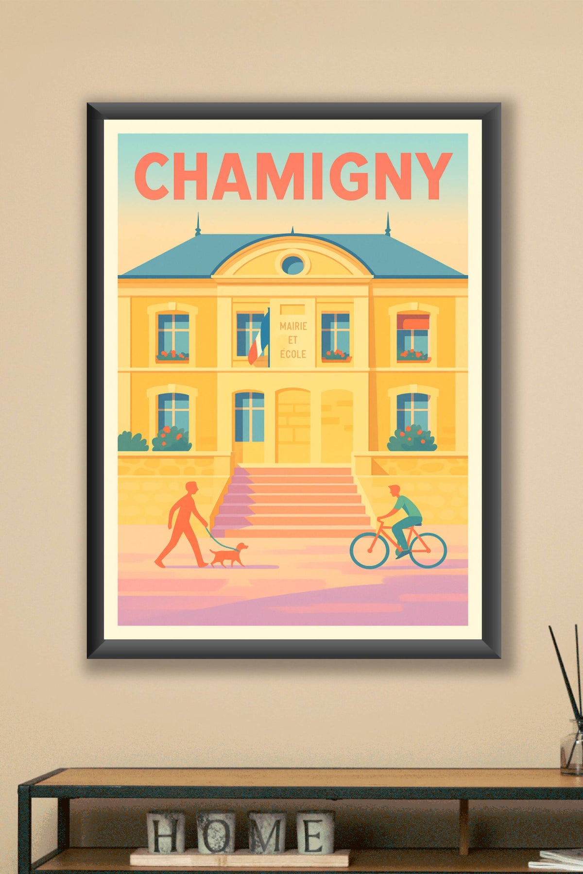 Affiche de Chamigny - Charme et douceur de la vie locale