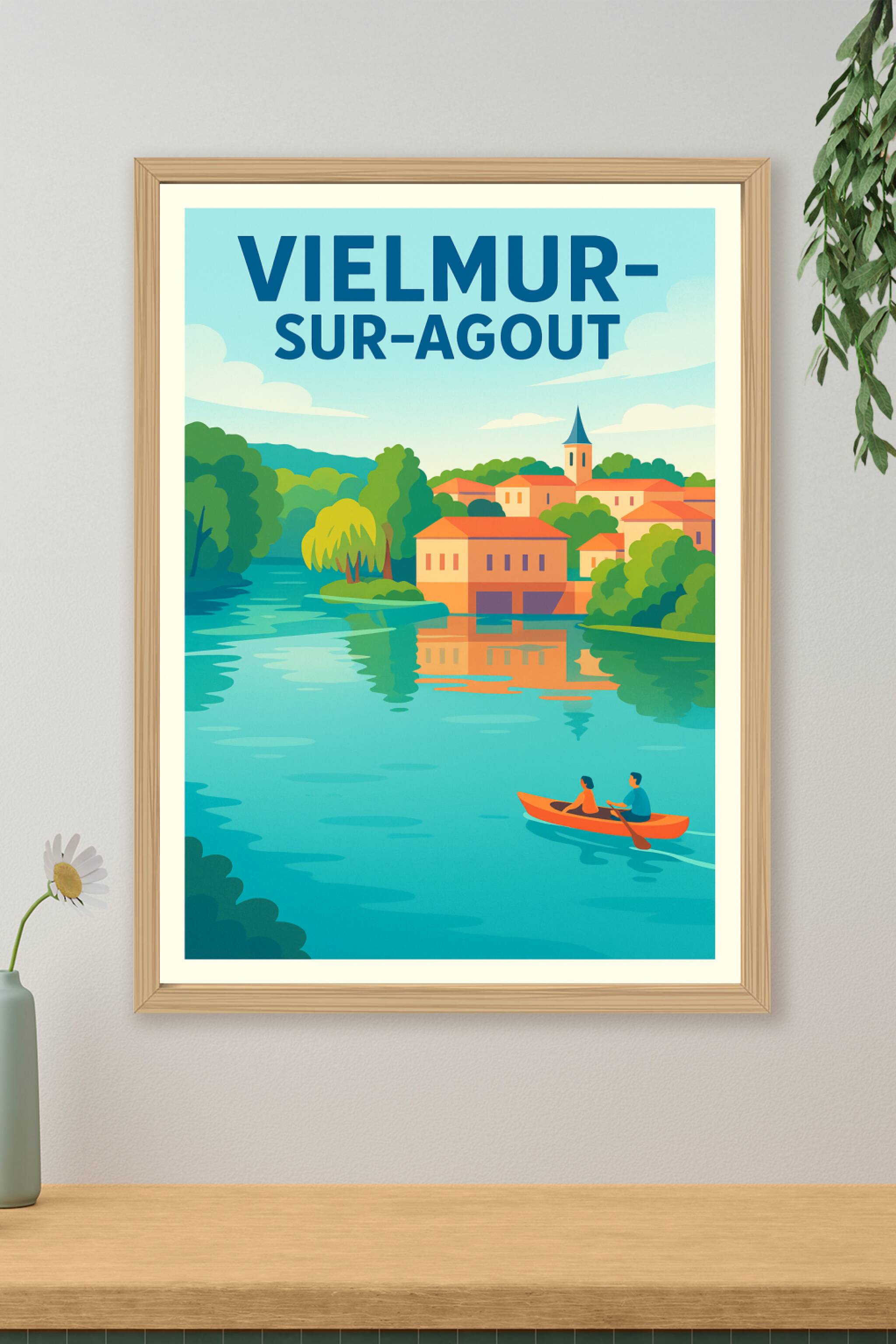 Affiche de Vielmur-sur-Agout - Évasion paisible au fil de l'eau