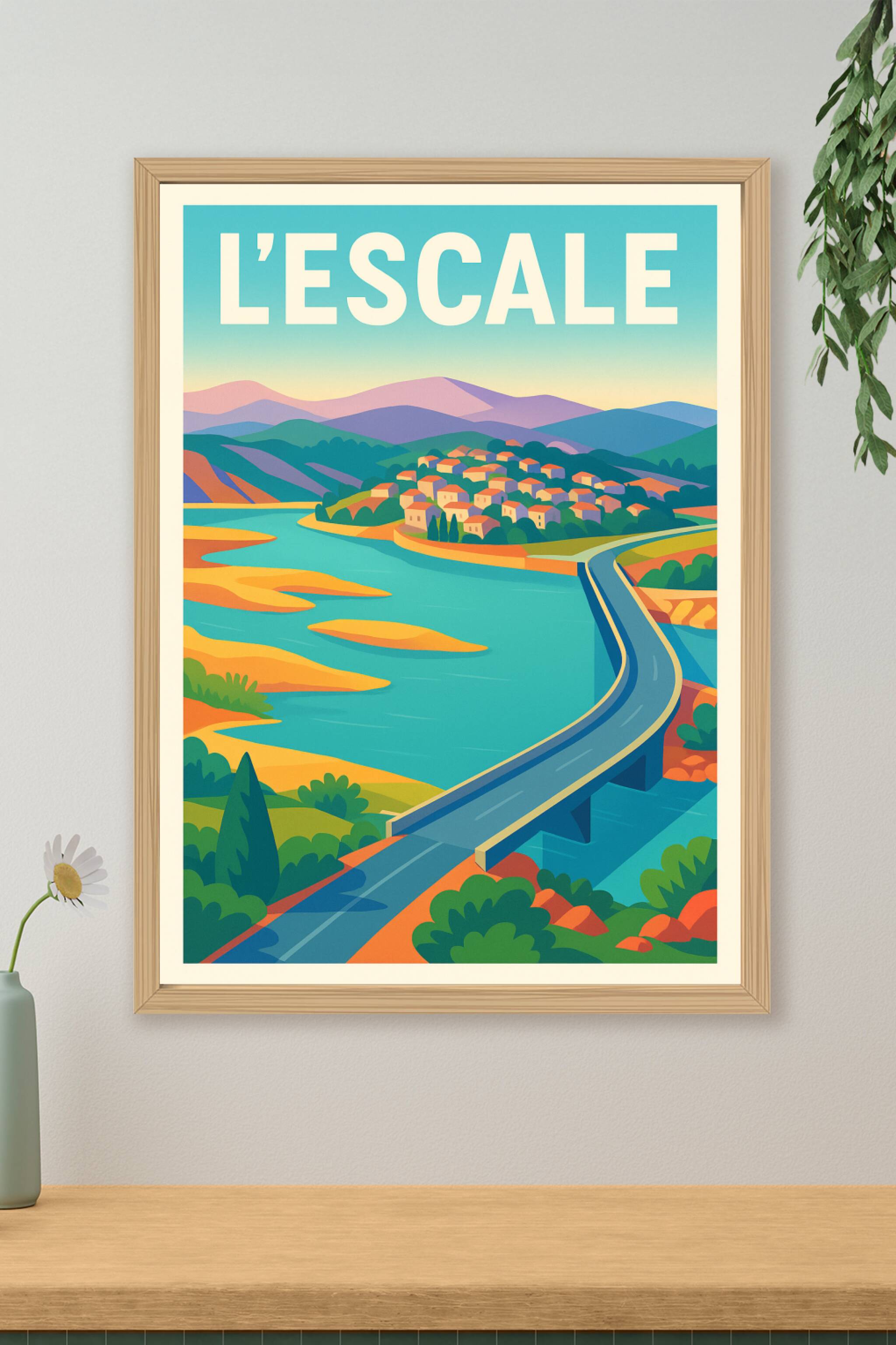 Affiche de L'Escale - Le charme d'une escale bucolique