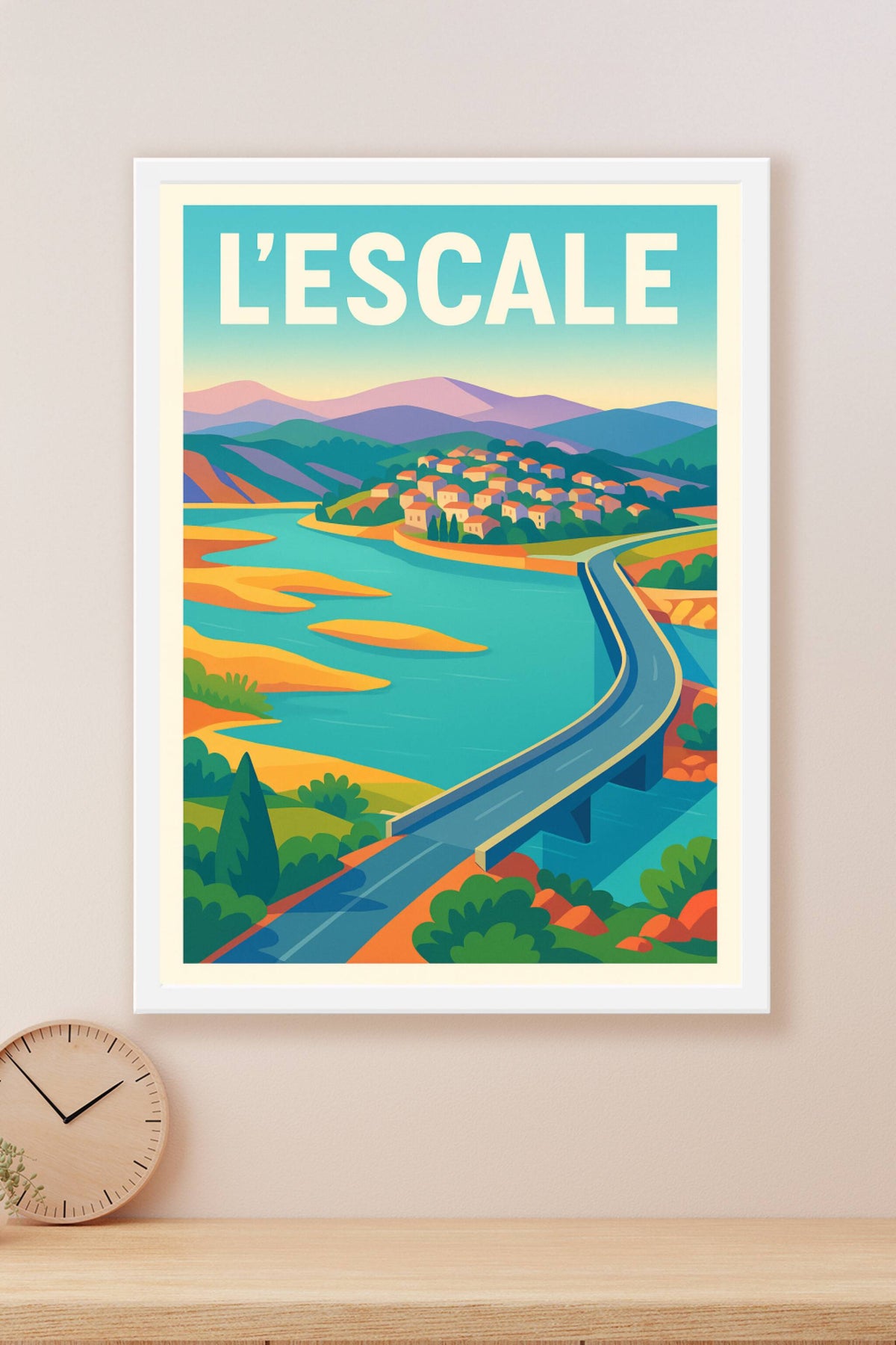 Affiche de L'Escale - Le charme d'une escale bucolique