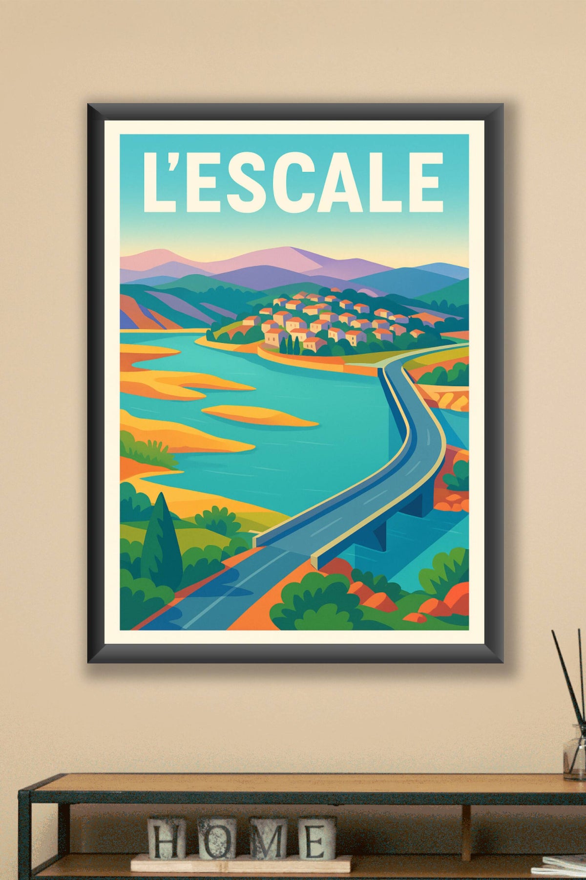 Affiche de L'Escale - Le charme d'une escale bucolique