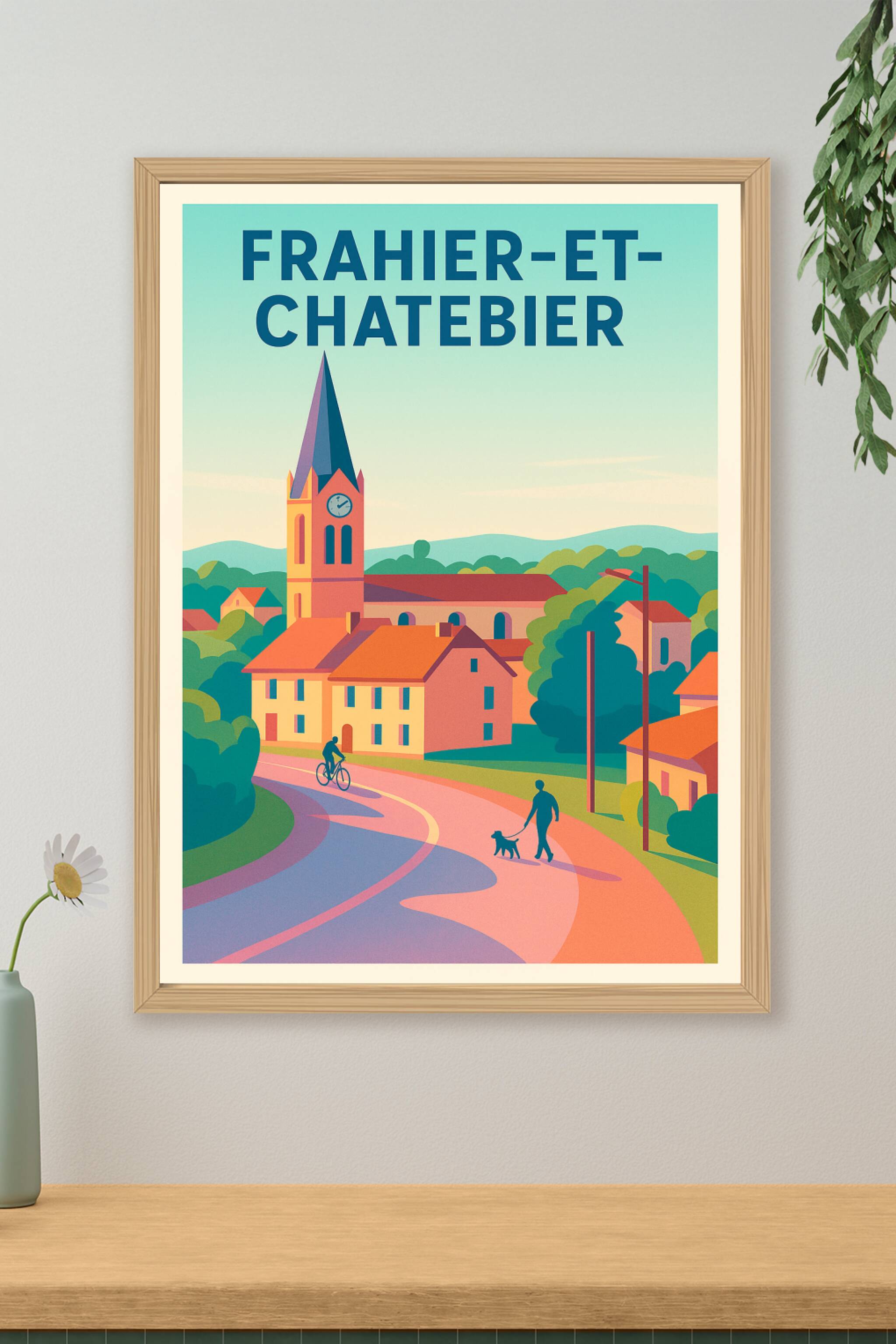 Affiche de Frahier-et-Chatebier - L'authenticité d'un village paisible