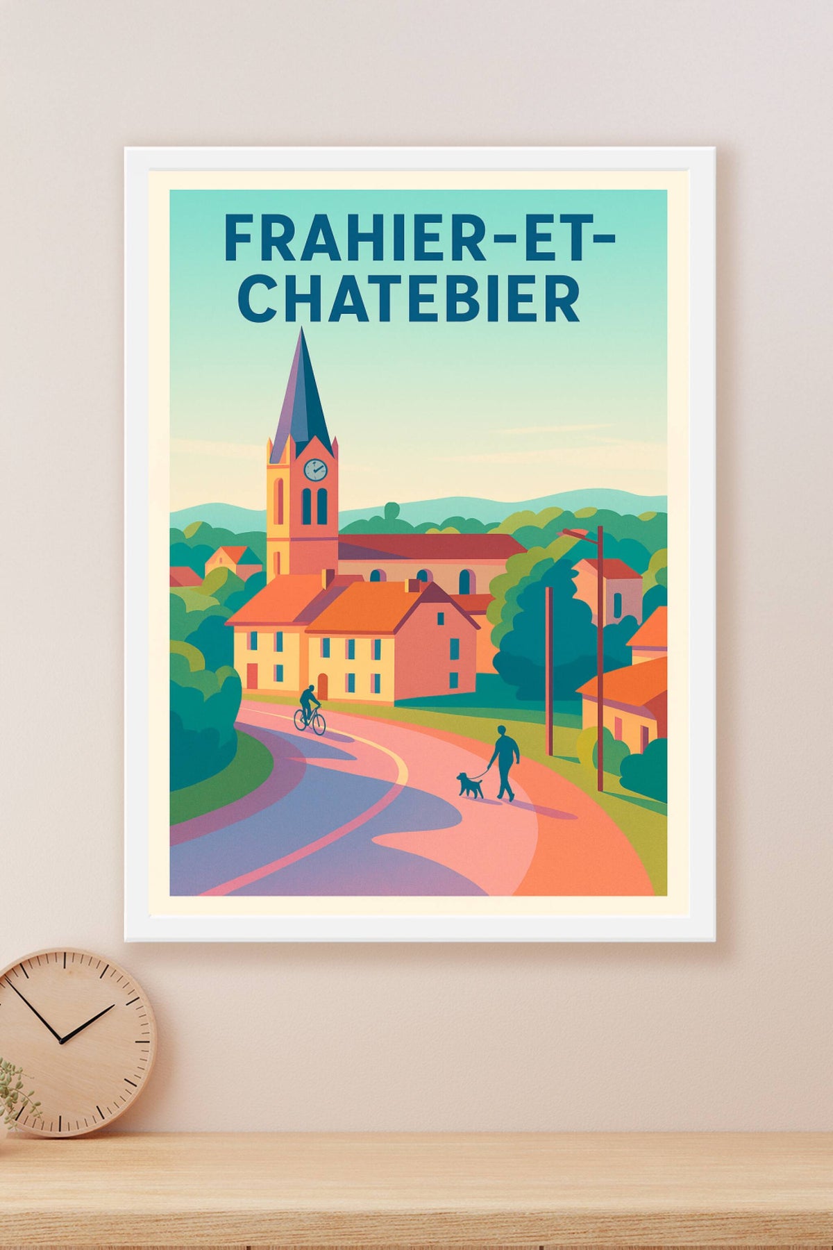 Affiche de Frahier-et-Chatebier - L'authenticité d'un village paisible