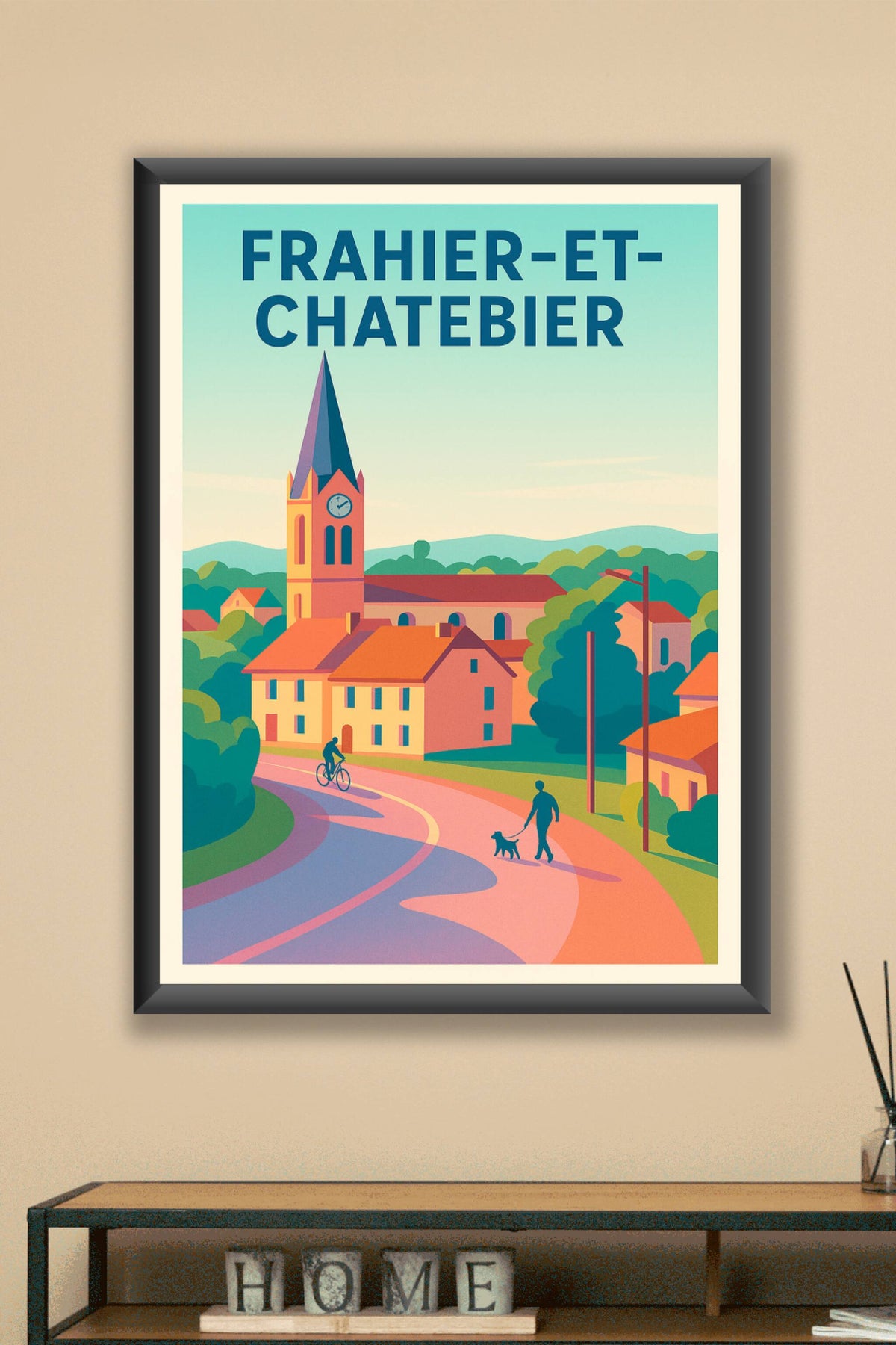 Affiche de Frahier-et-Chatebier - L'authenticité d'un village paisible