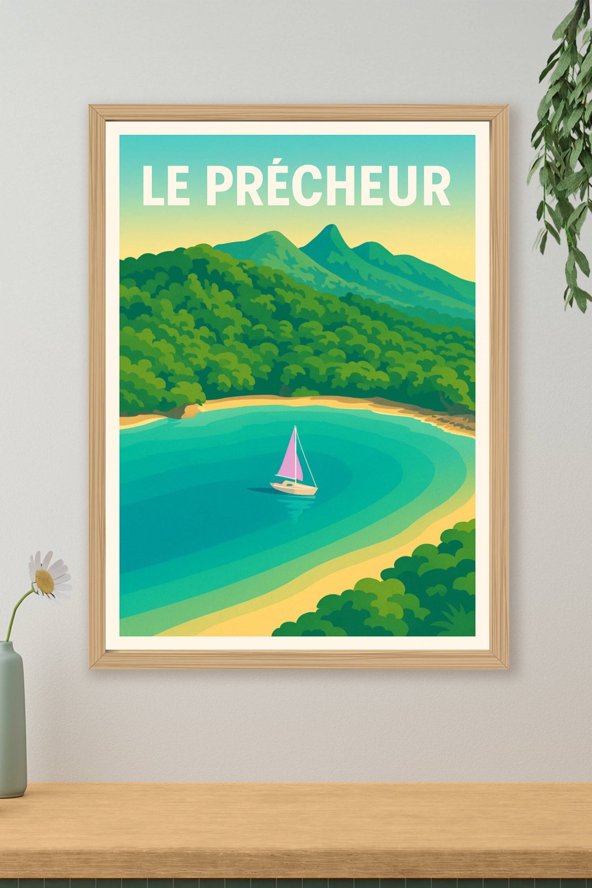 Affiche de Le Prêcheur - Plongée au cœur d'une baie tropicale